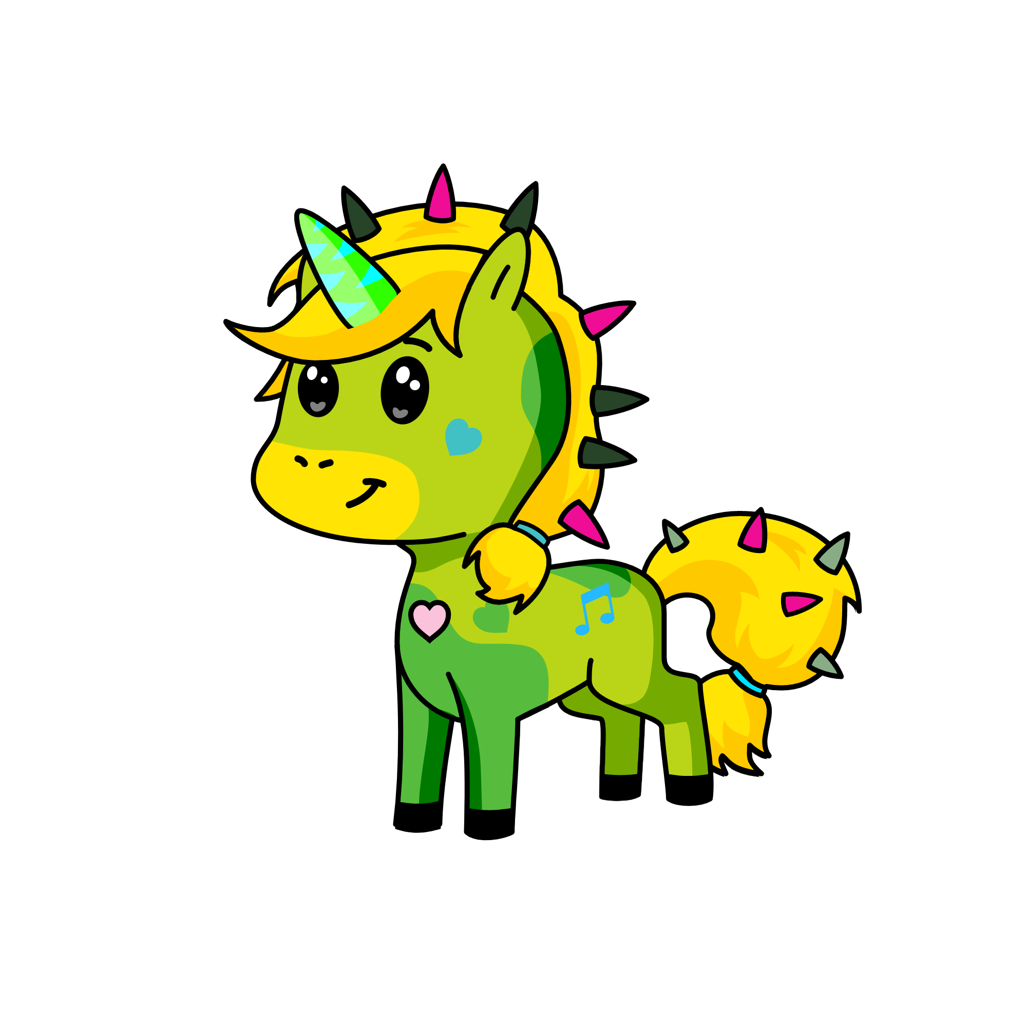 nata pony, the unicorn