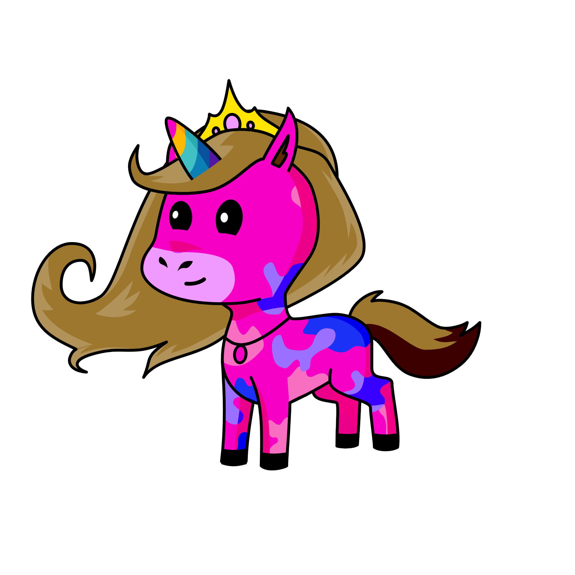 Queen Bella, the unicorn