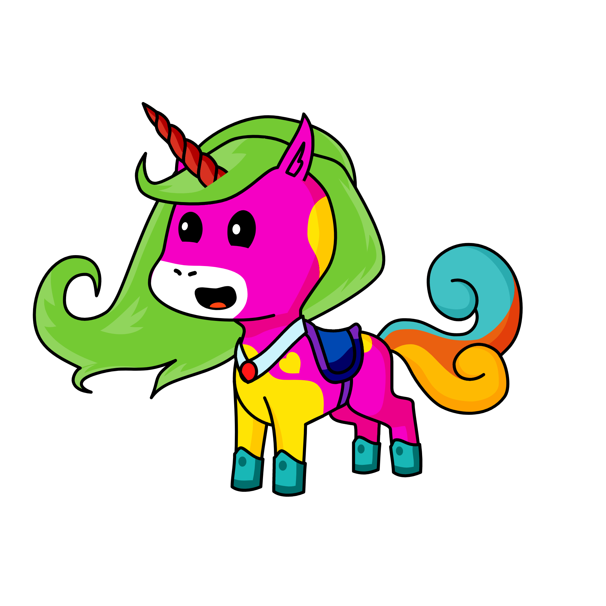 gummybear, the unicorn