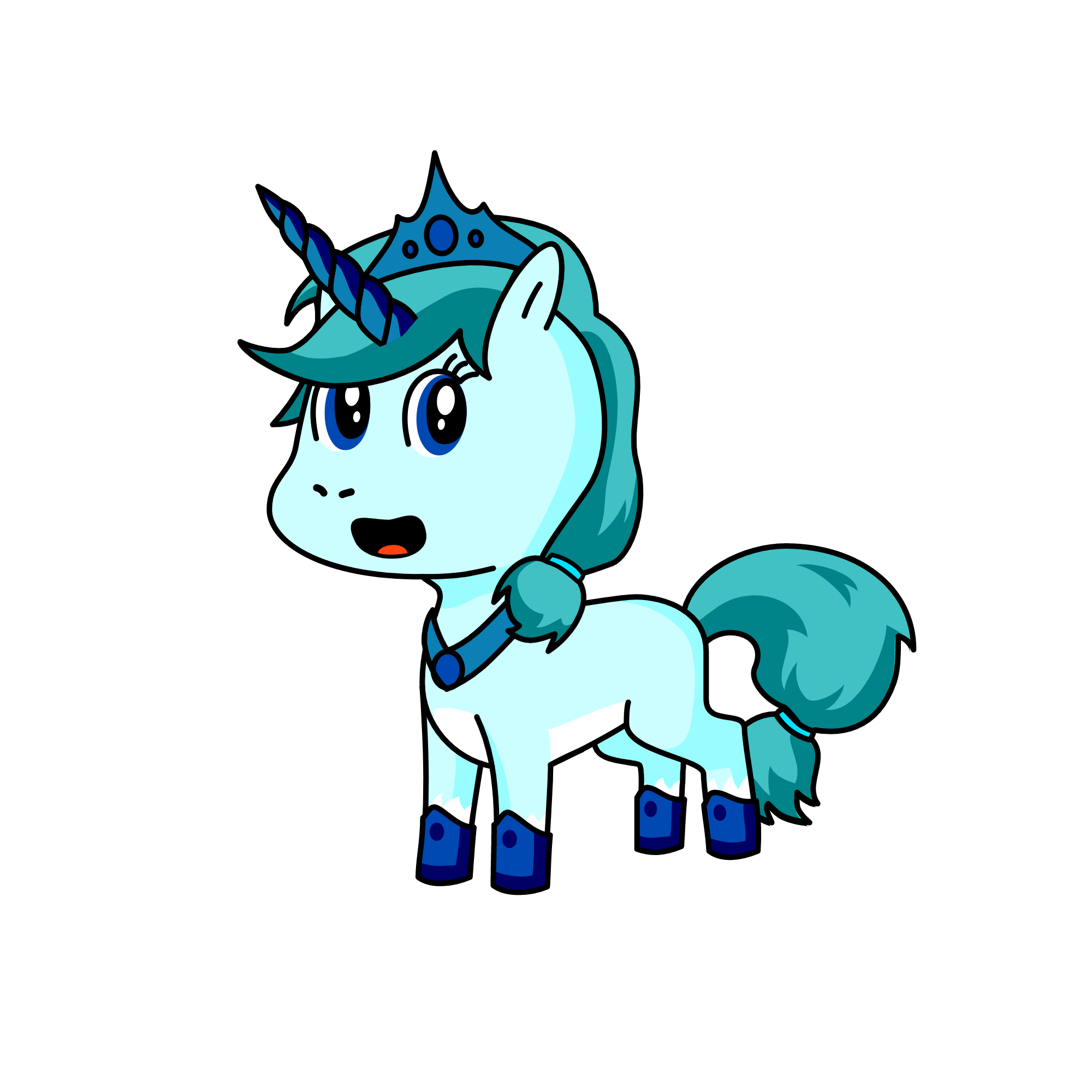 Snowdrop, the unicorn