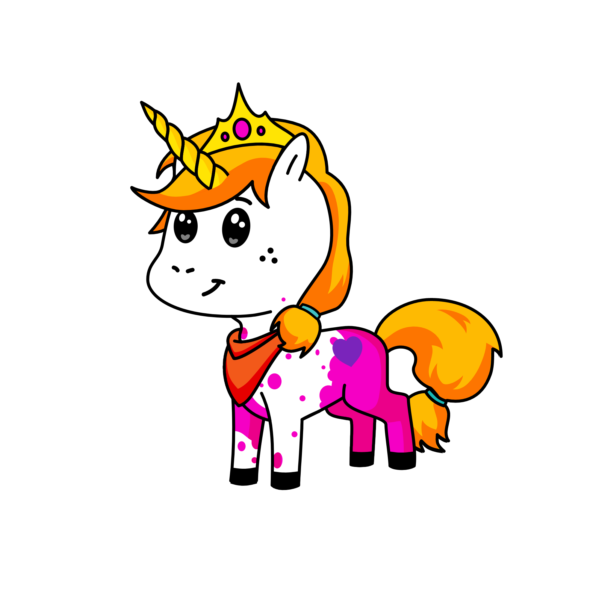Amber, the unicorn