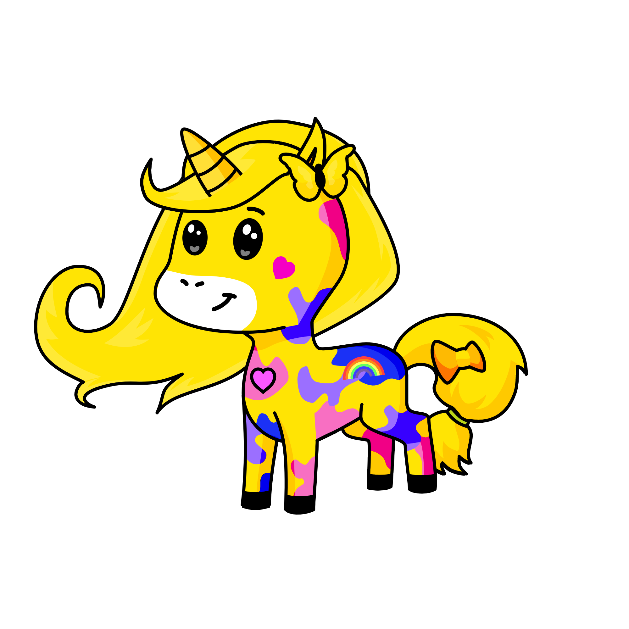 rainbow, the unicorn