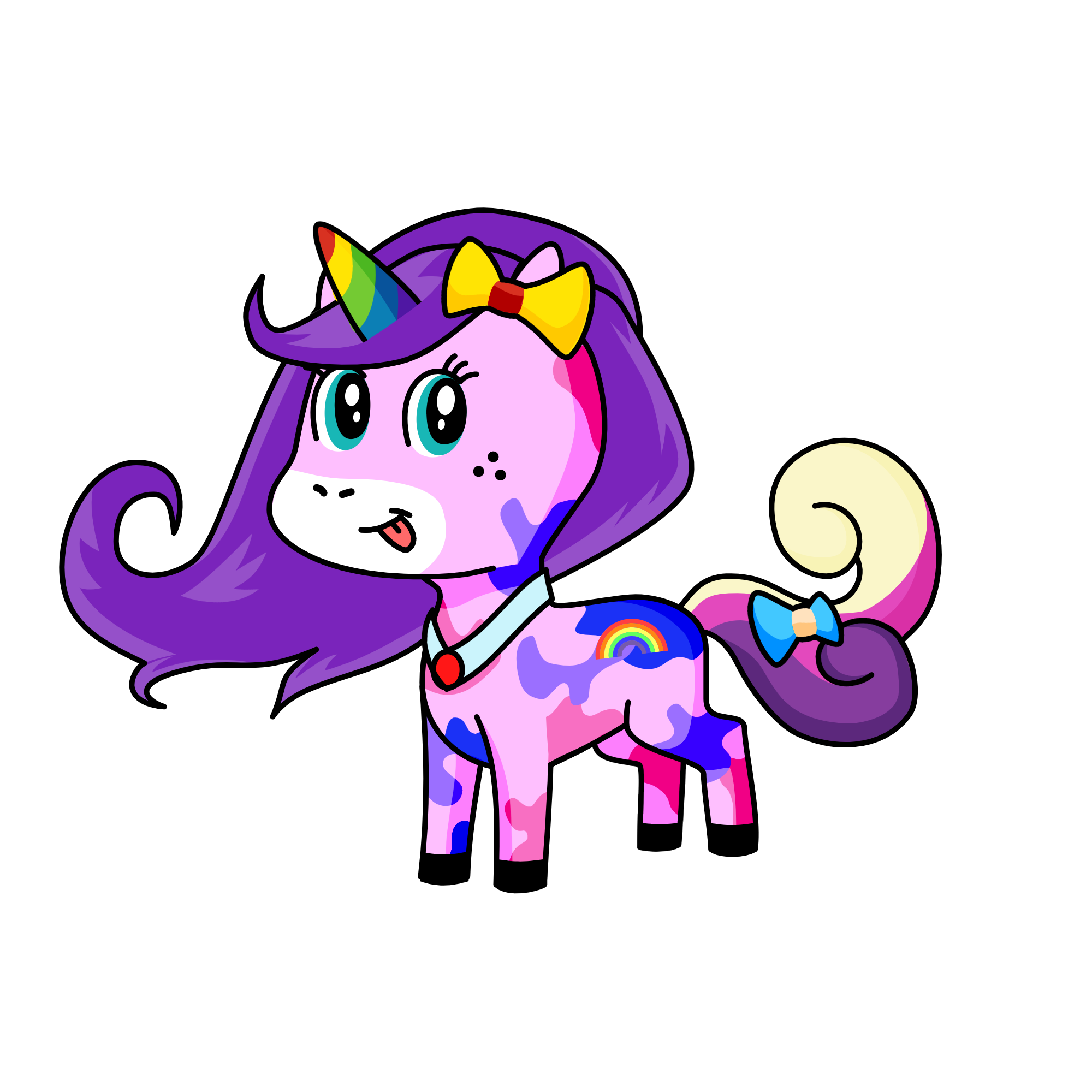 Splash, the unicorn