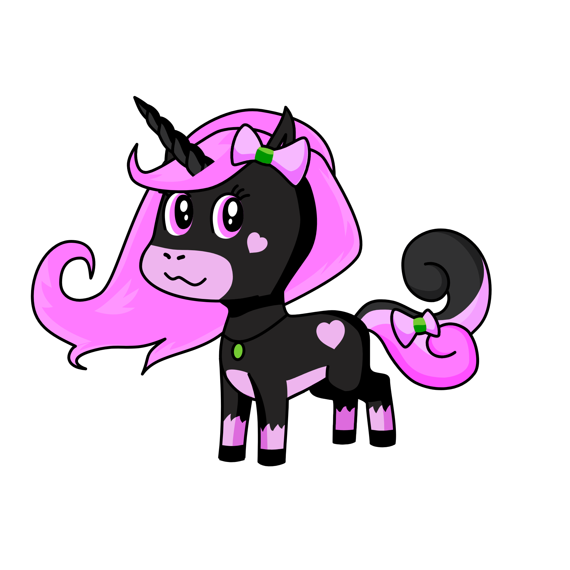 Bubbly, the unicorn