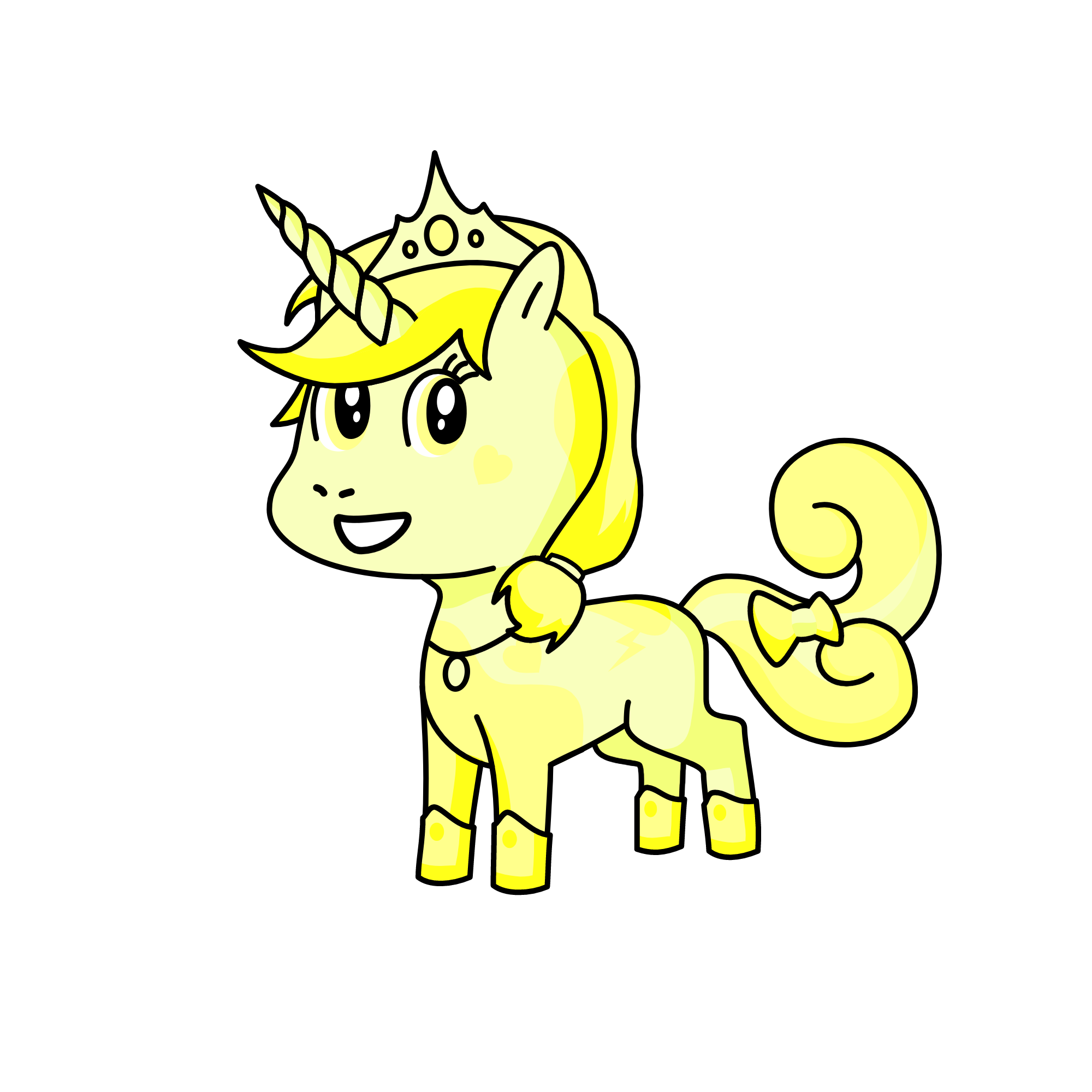 Queen Angel, the unicorn