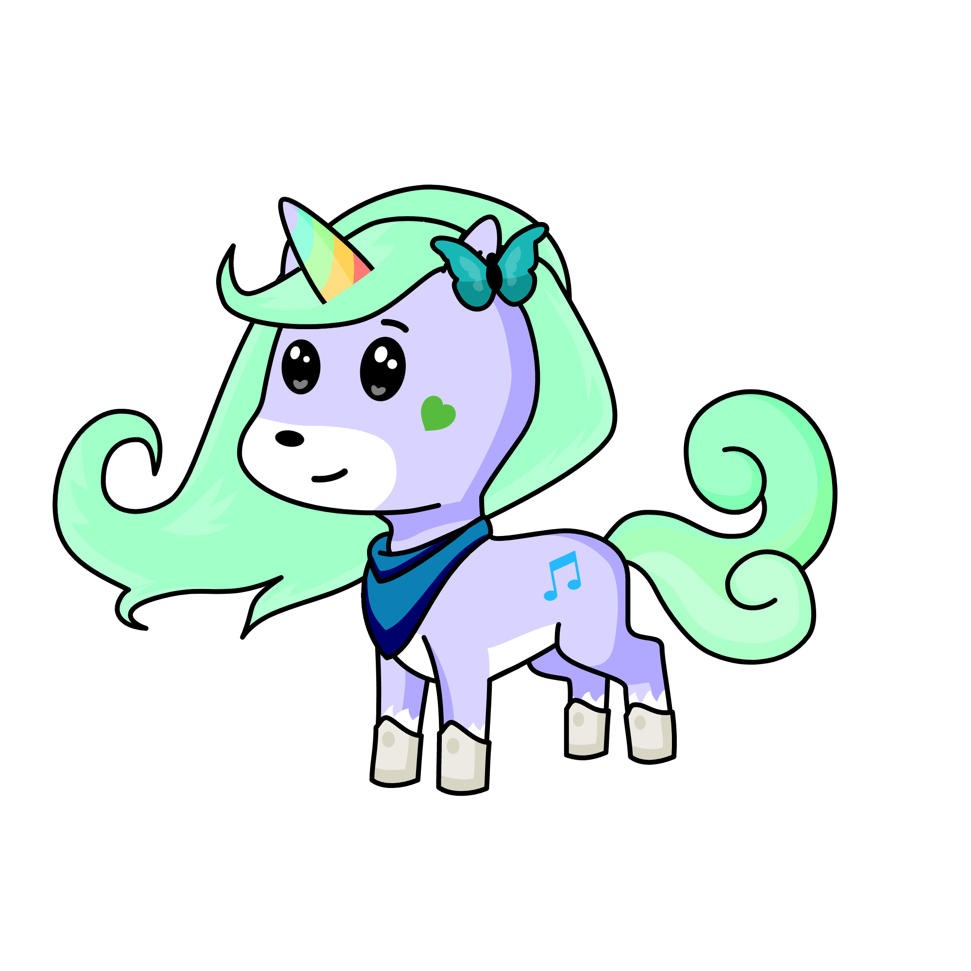 lunie, the unicorn