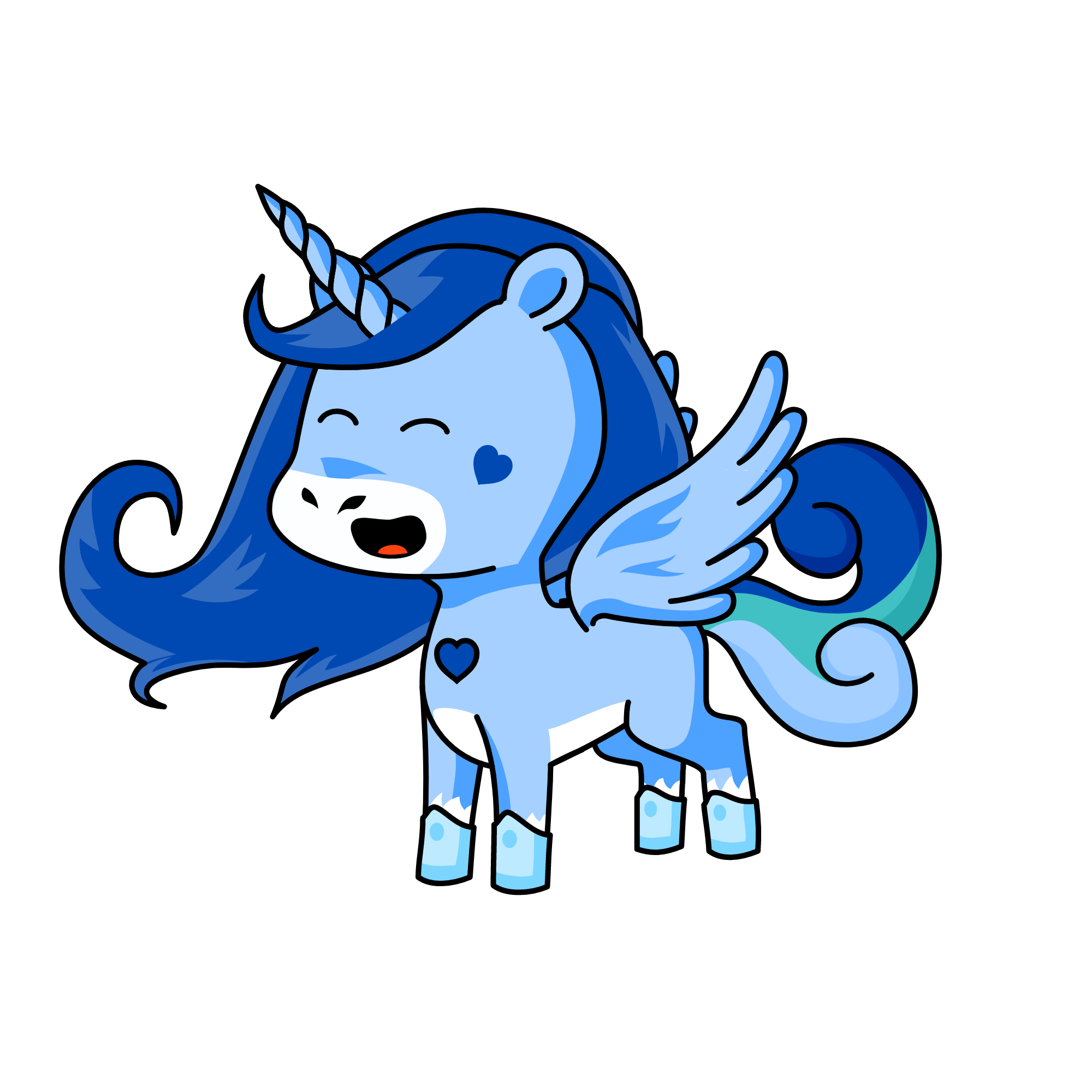 Snowy, the unicorn