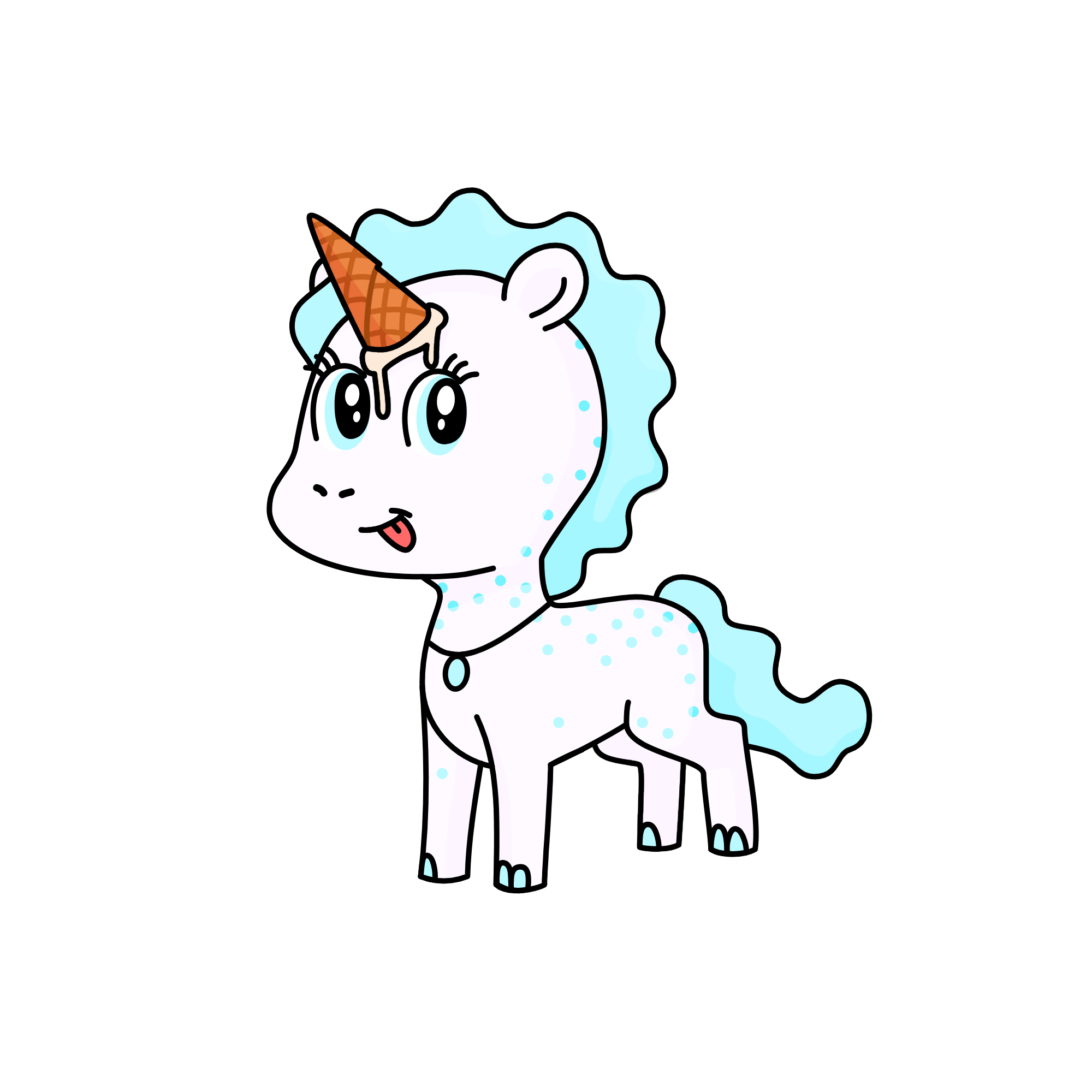 ice cream, the unicorn