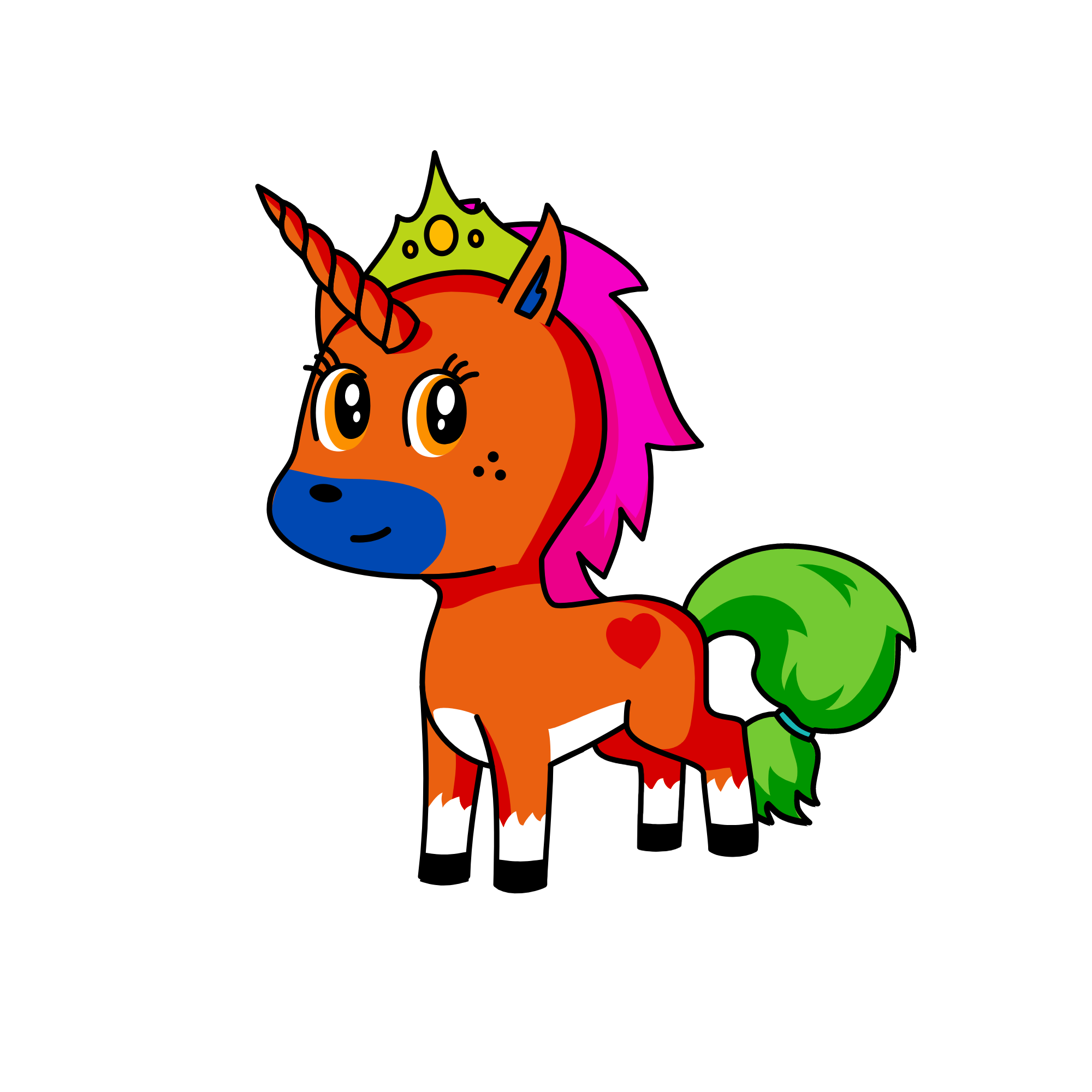 poniy, the unicorn