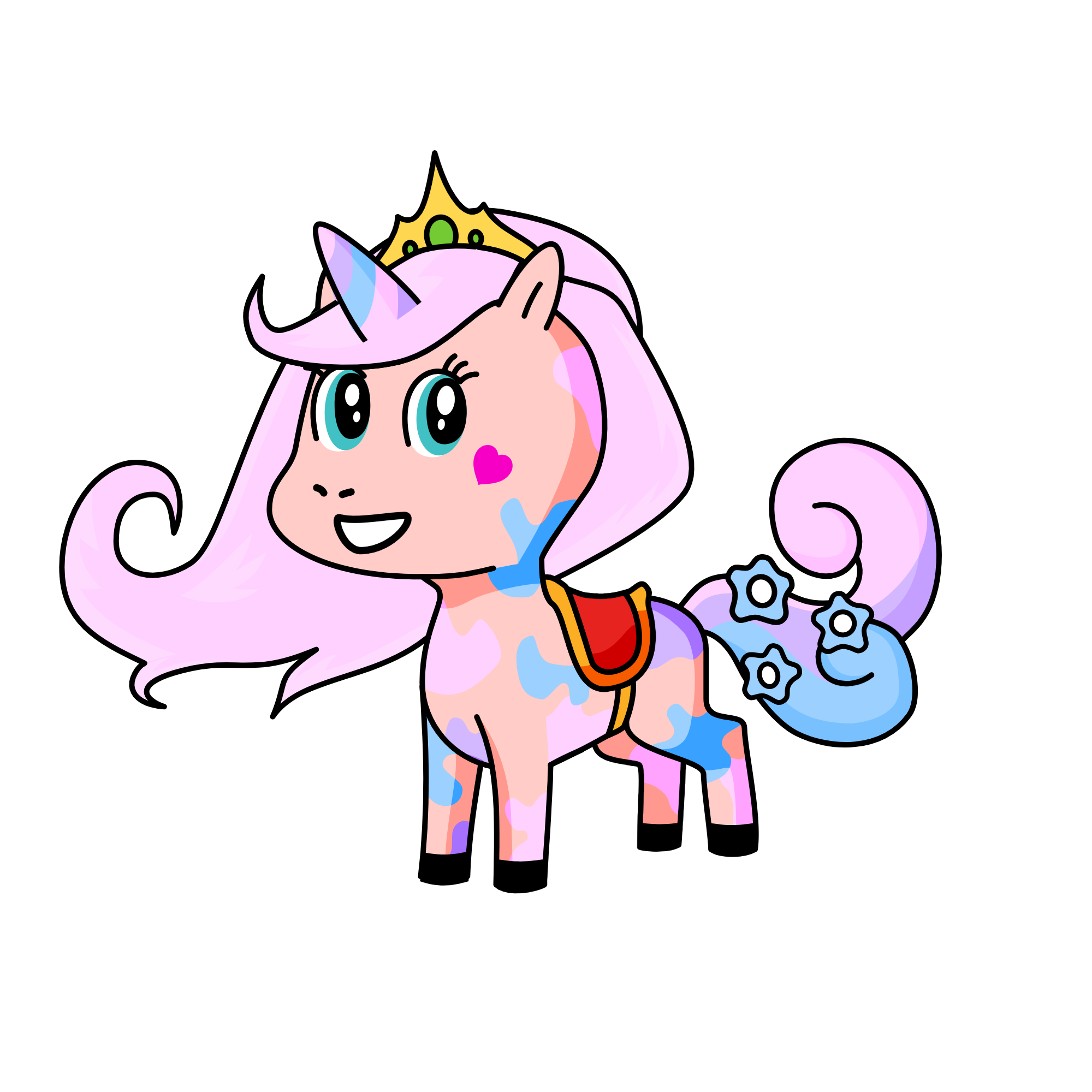 Pasty, the unicorn