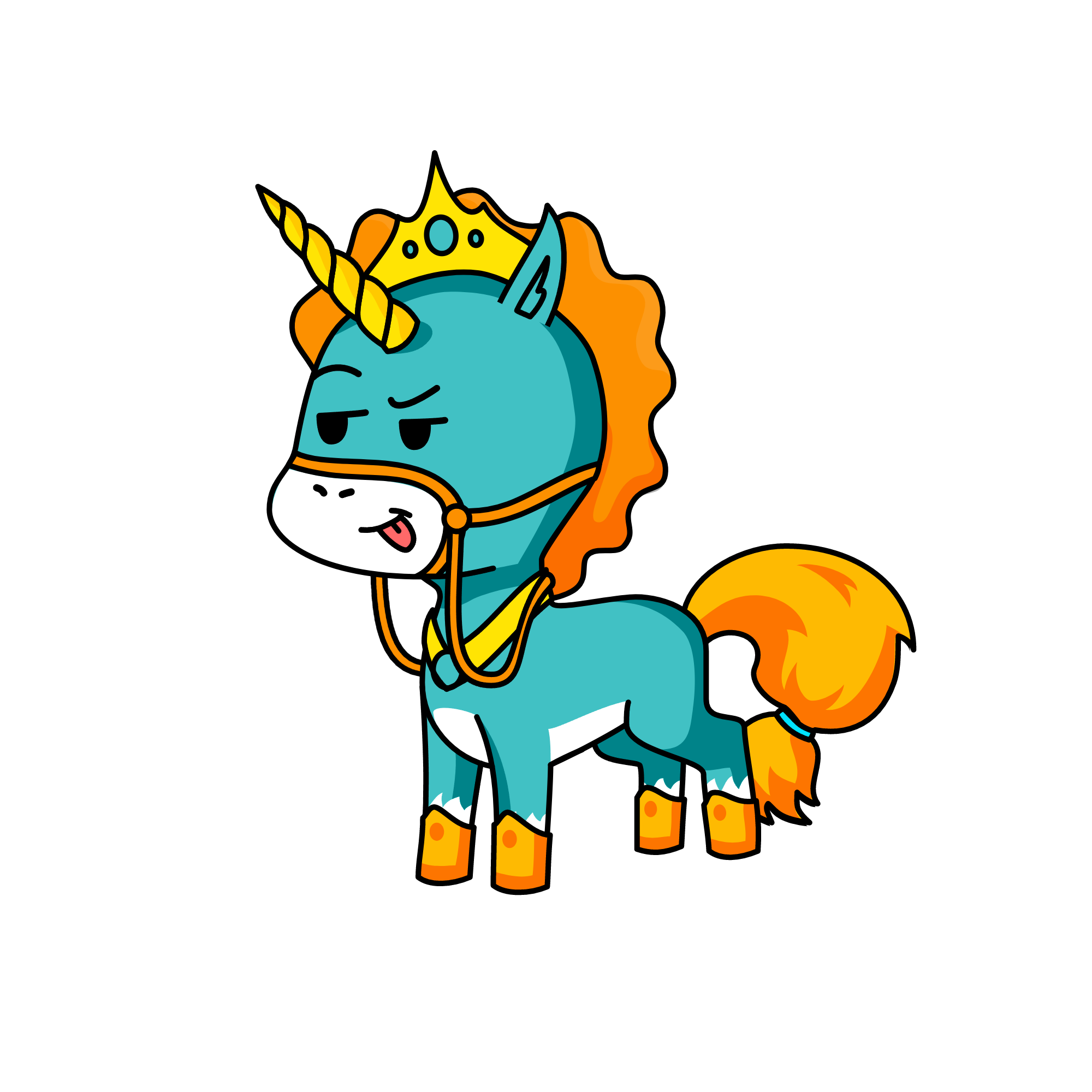 DAVID HORSE, the unicorn