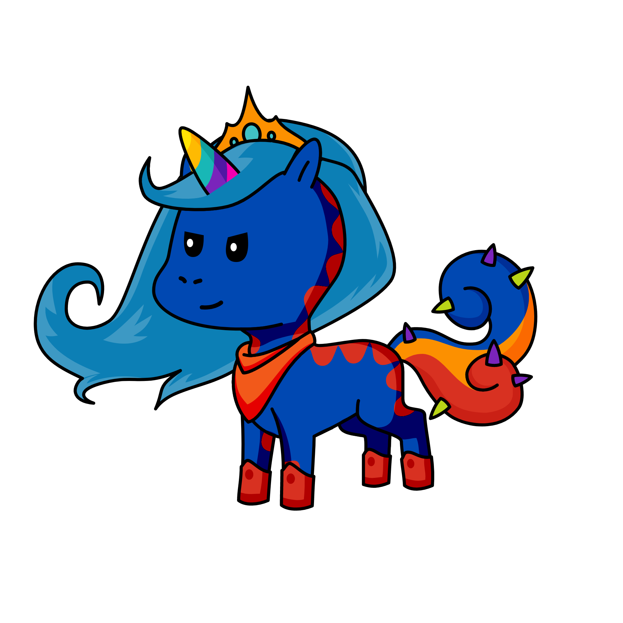Chrysara, the unicorn
