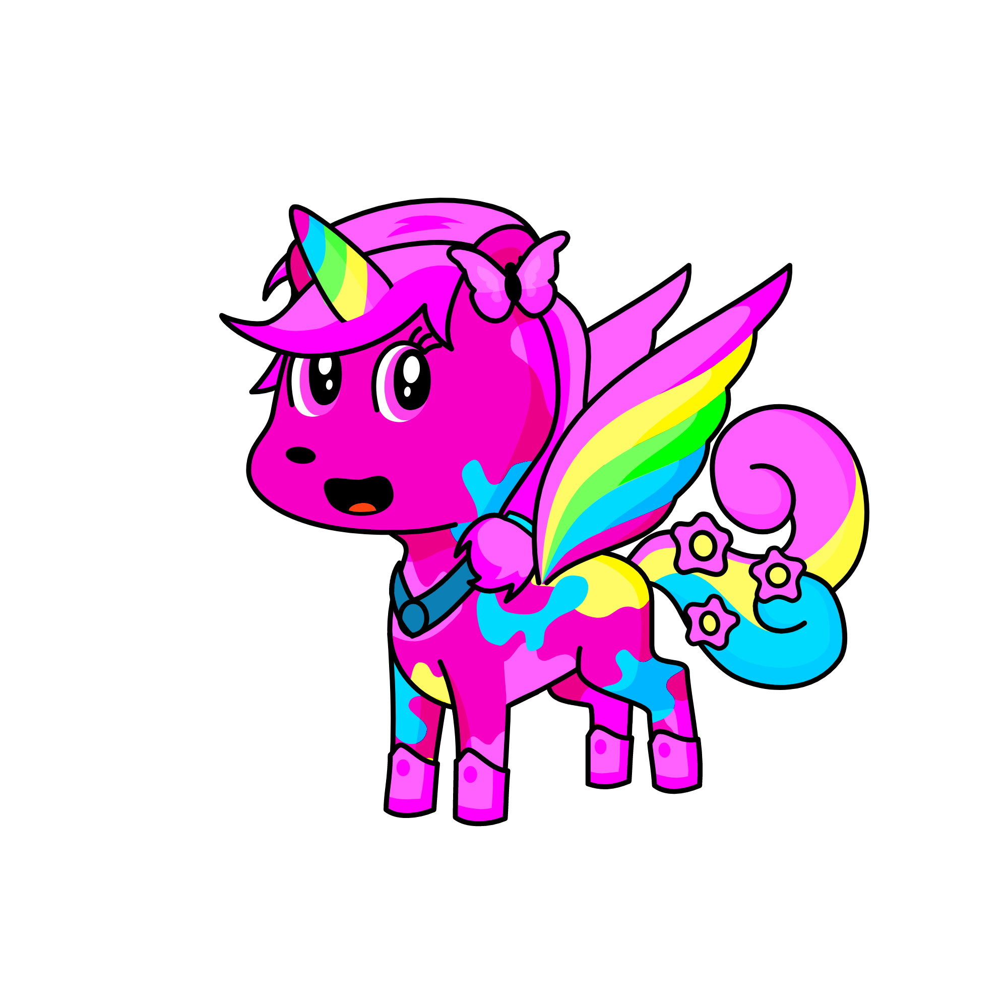 rainbow, the unicorn