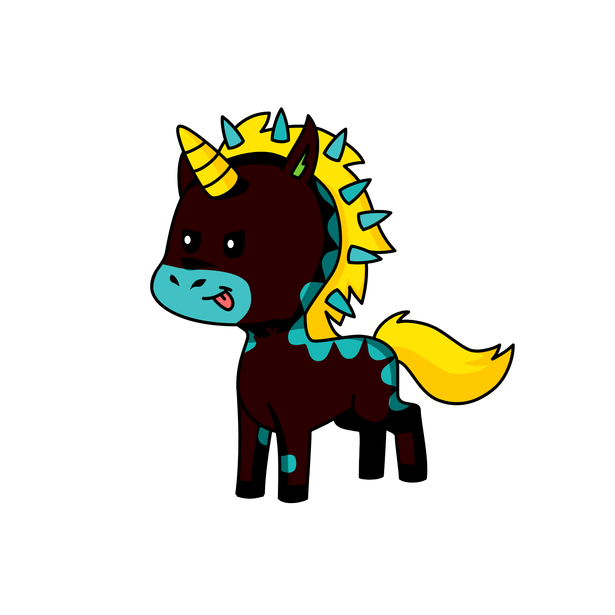 Spike, the unicorn