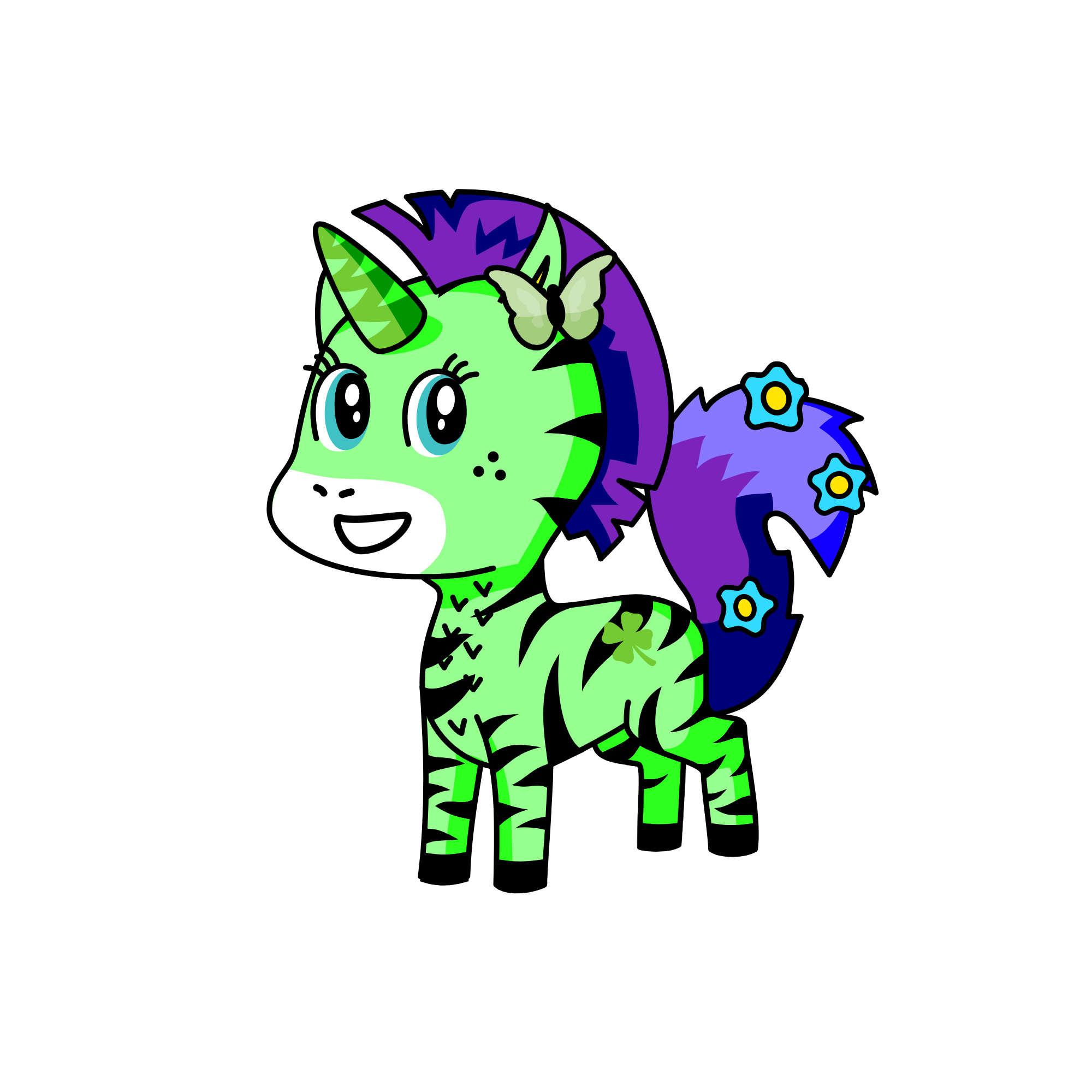 minty, the unicorn