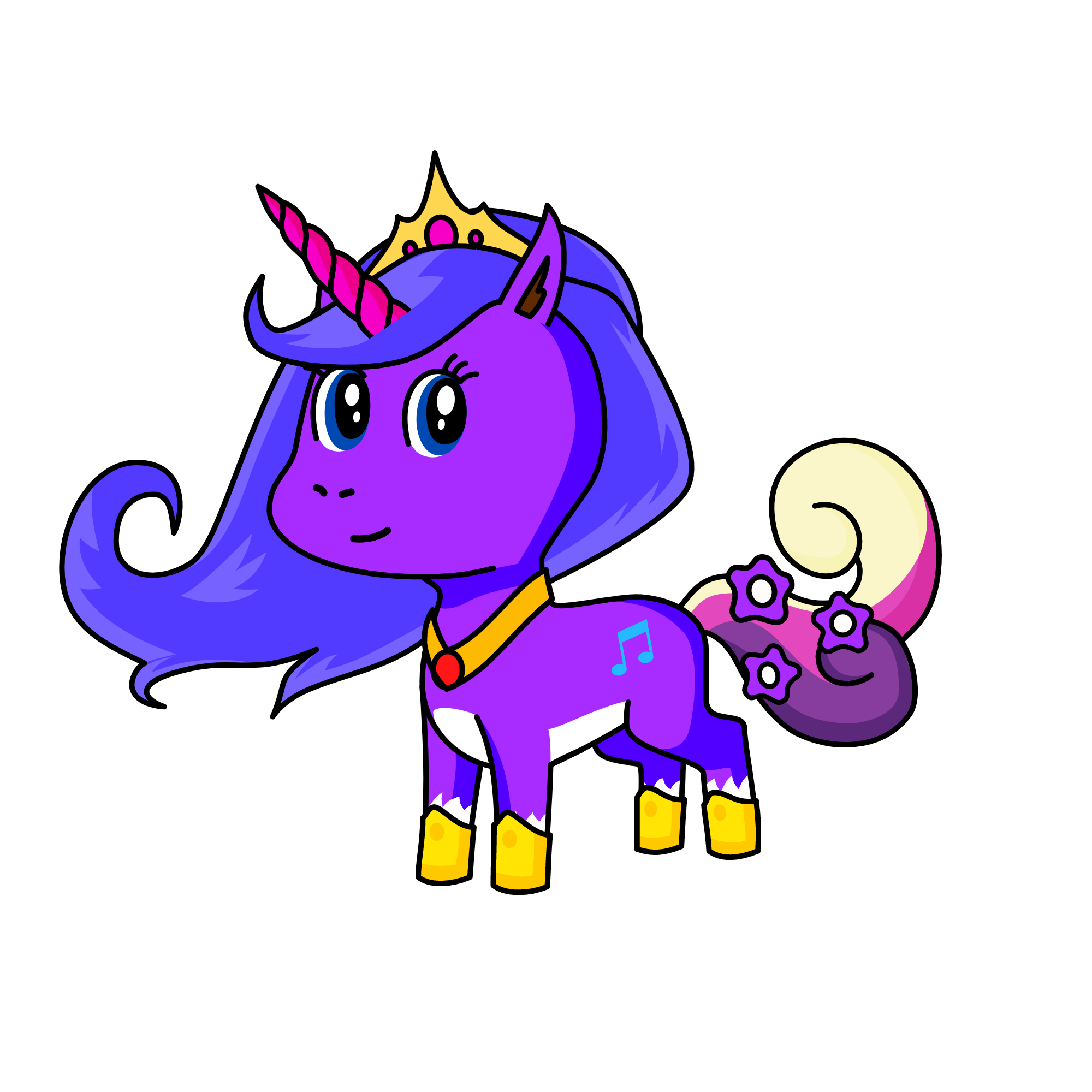 Luna , the unicorn