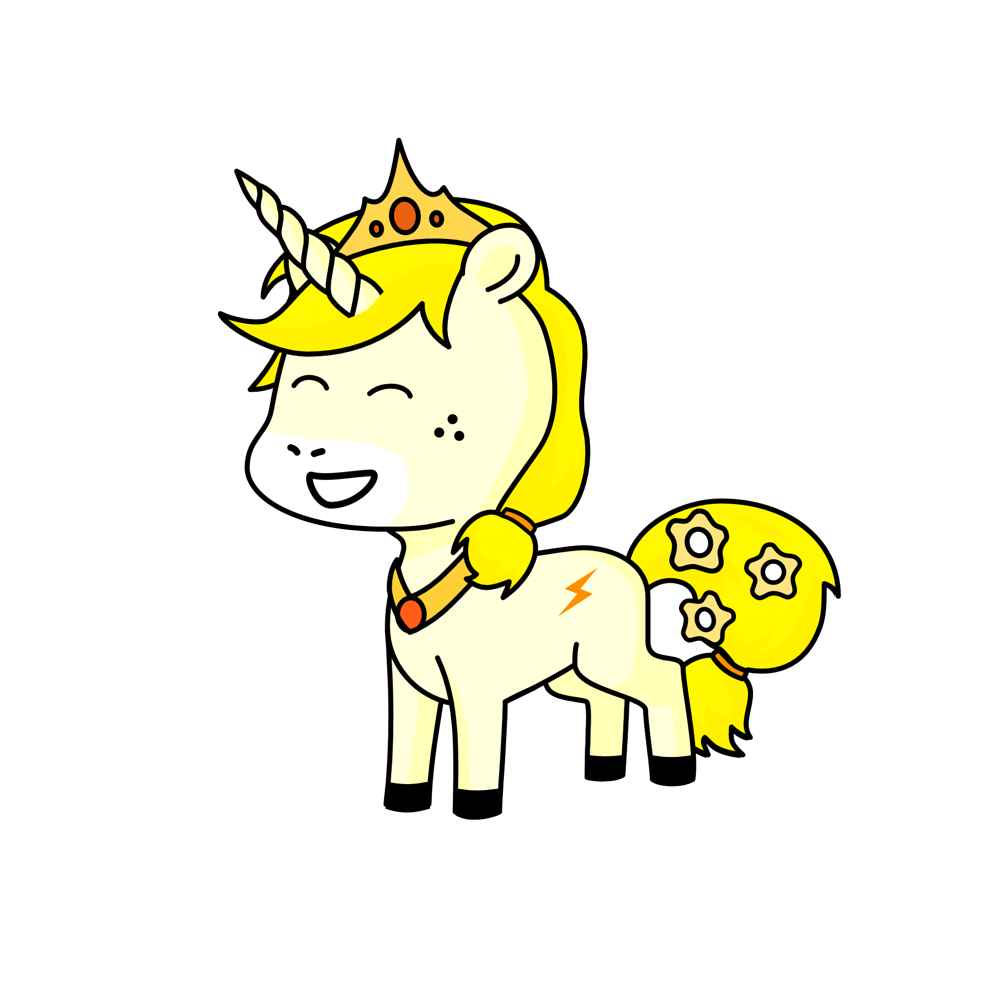 Moonroyal, the unicorn