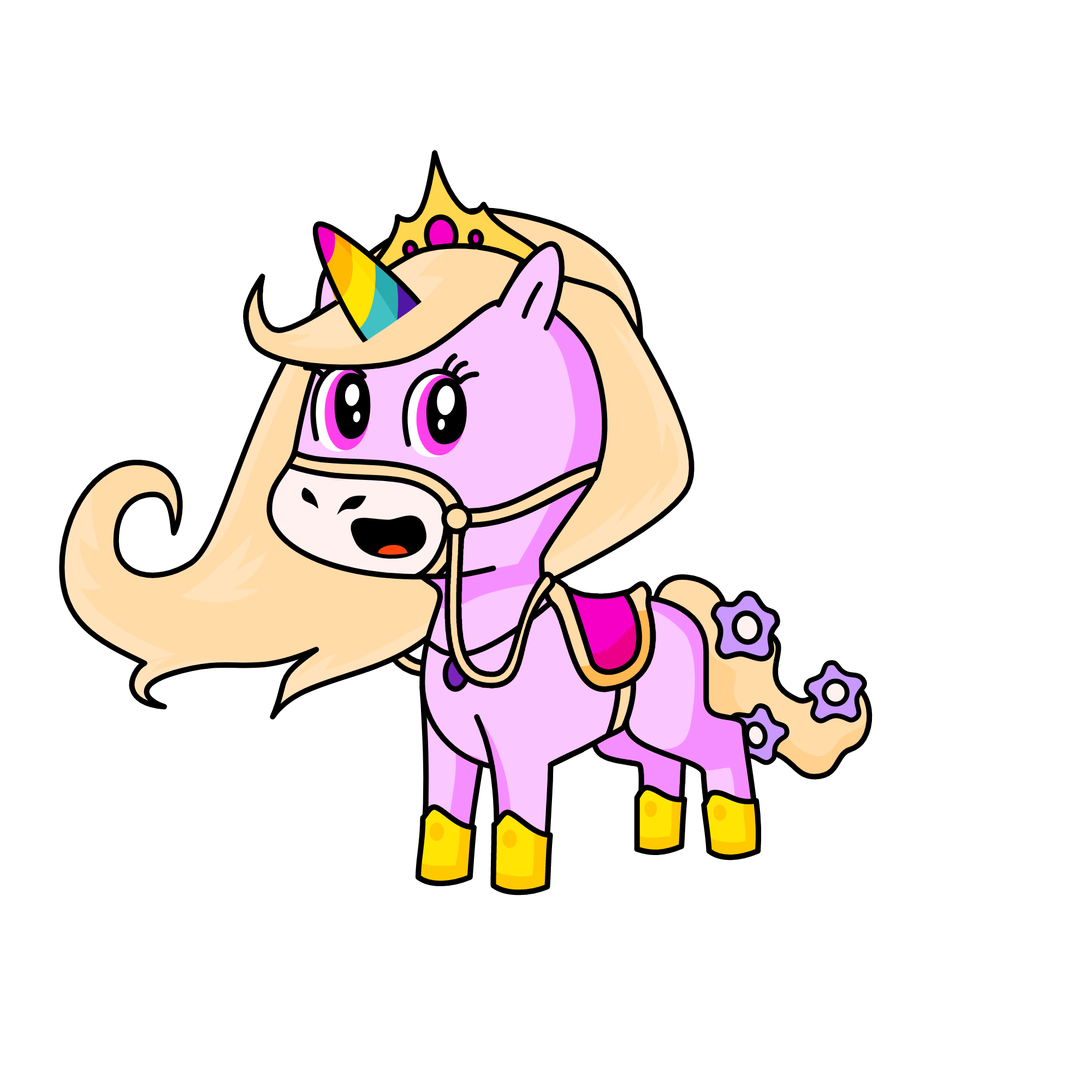 Strawberry, the unicorn