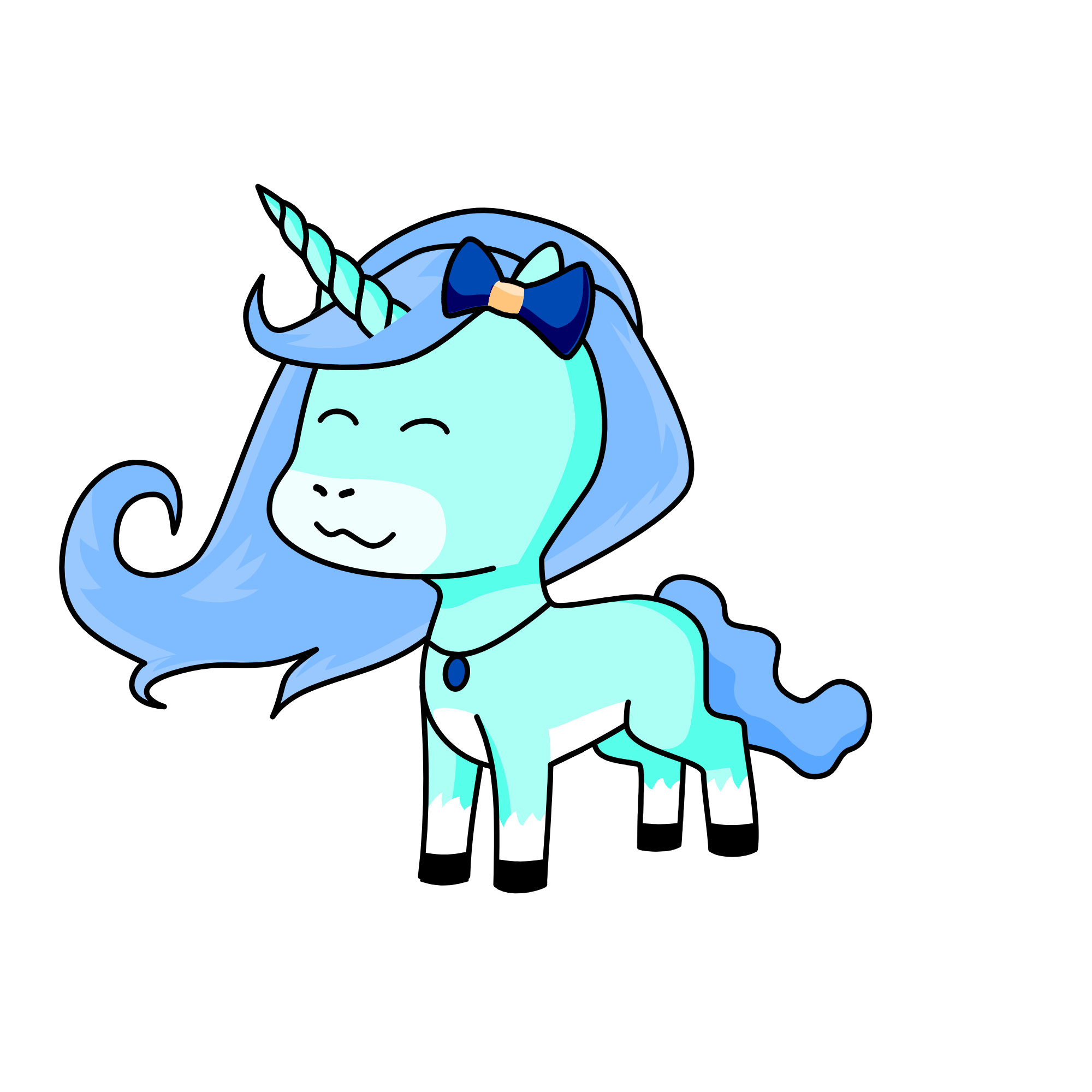 winter, the unicorn