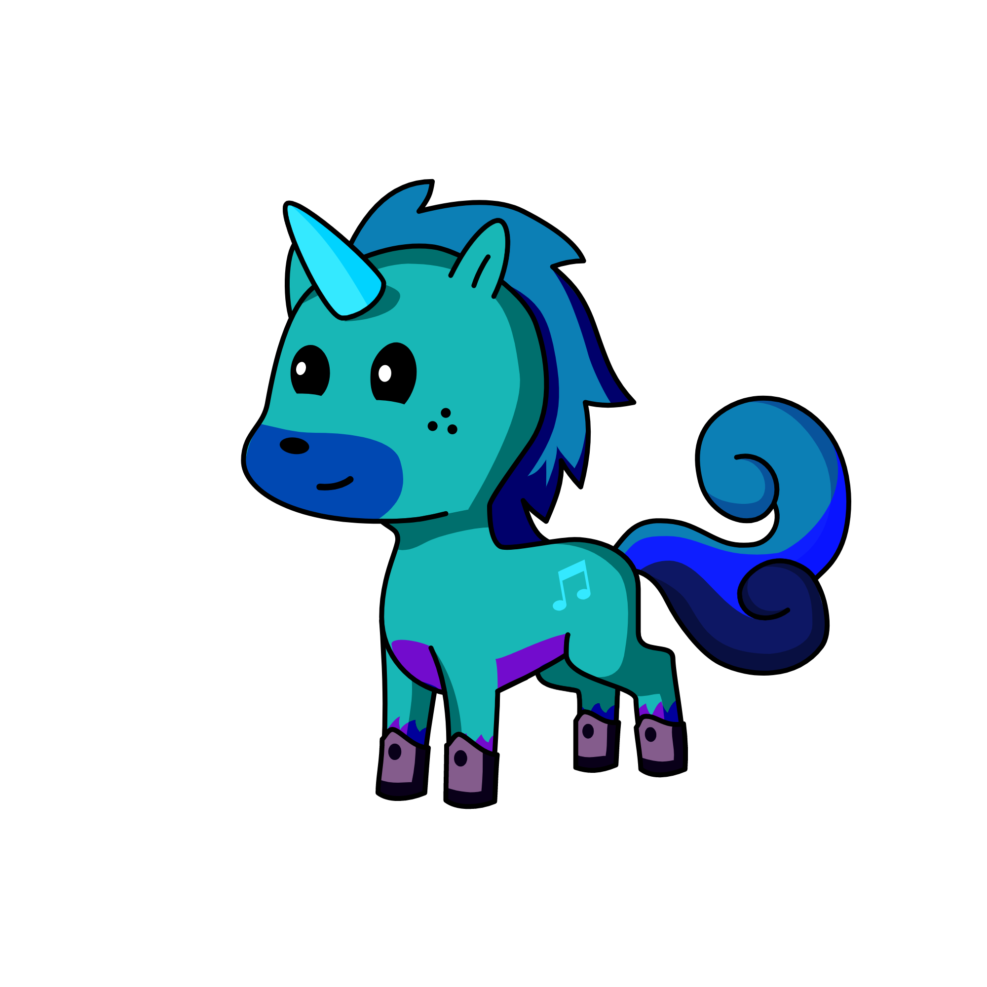Ice cream, the unicorn