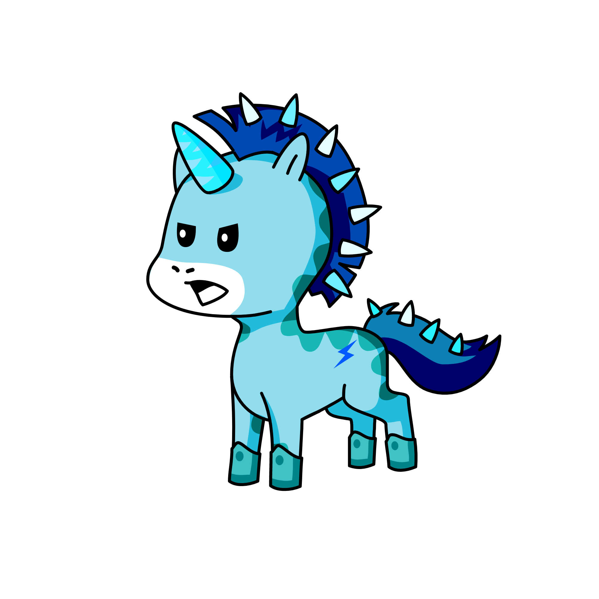 Rude Rockstar, the unicorn