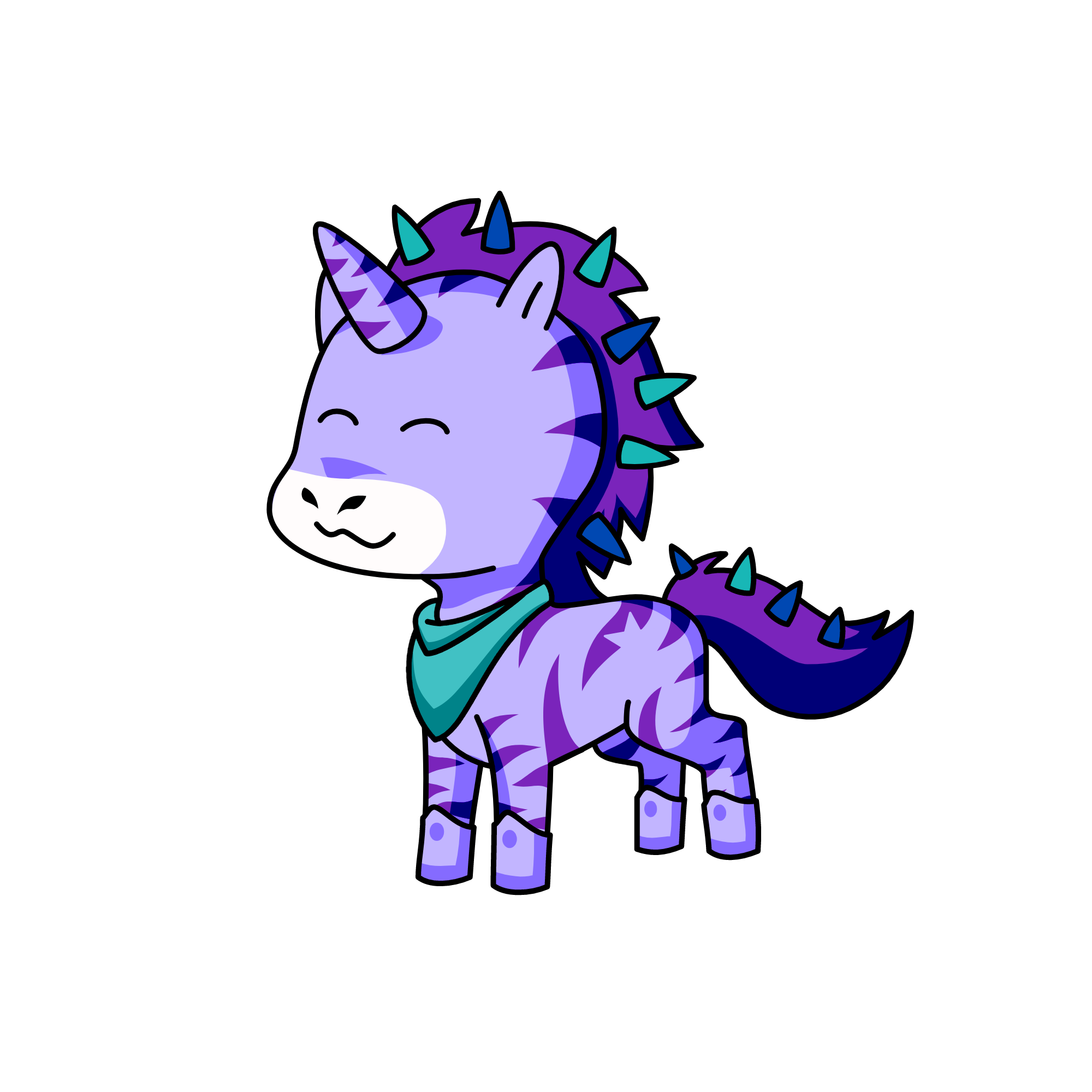 Ourple, the unicorn
