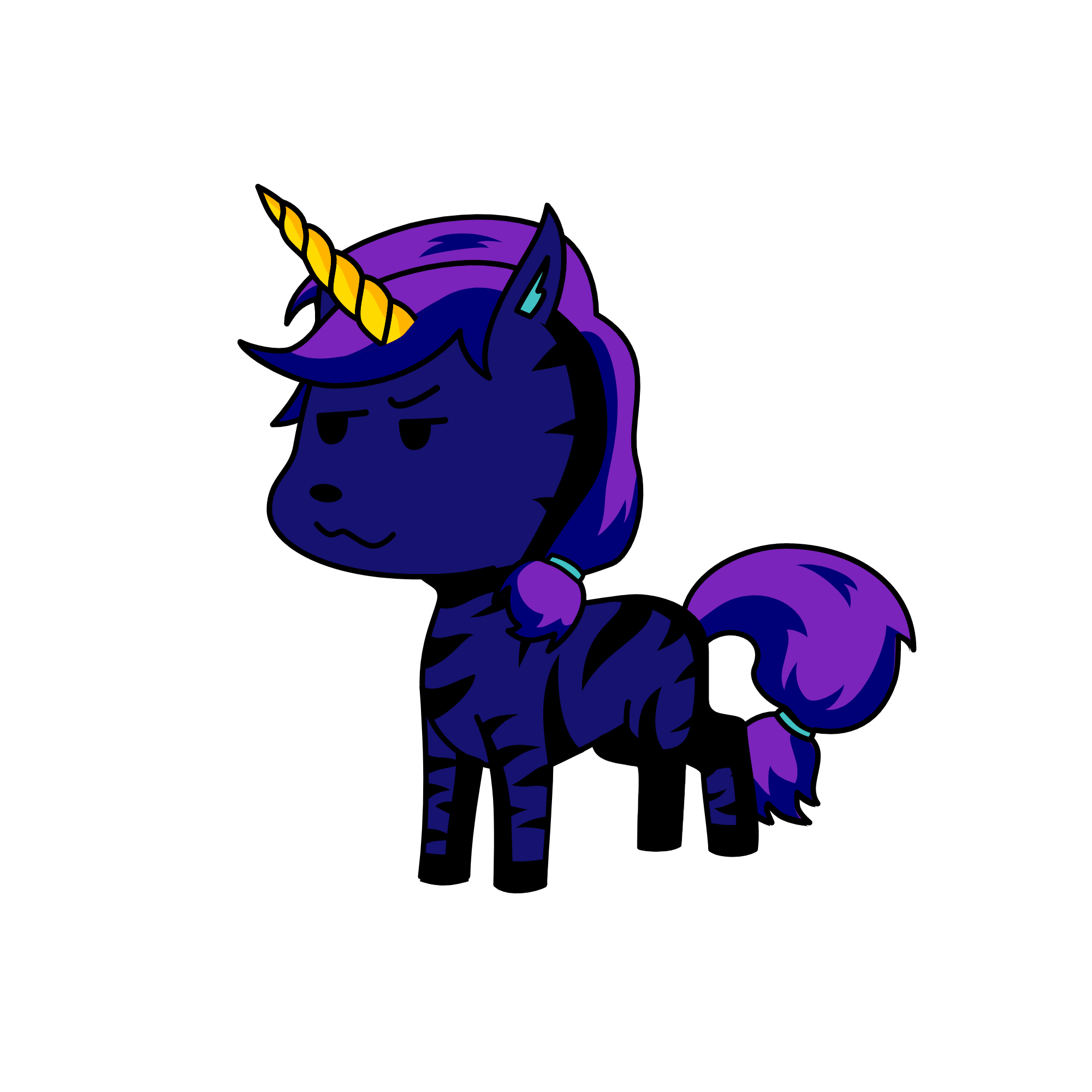 Luna Loomie, the unicorn