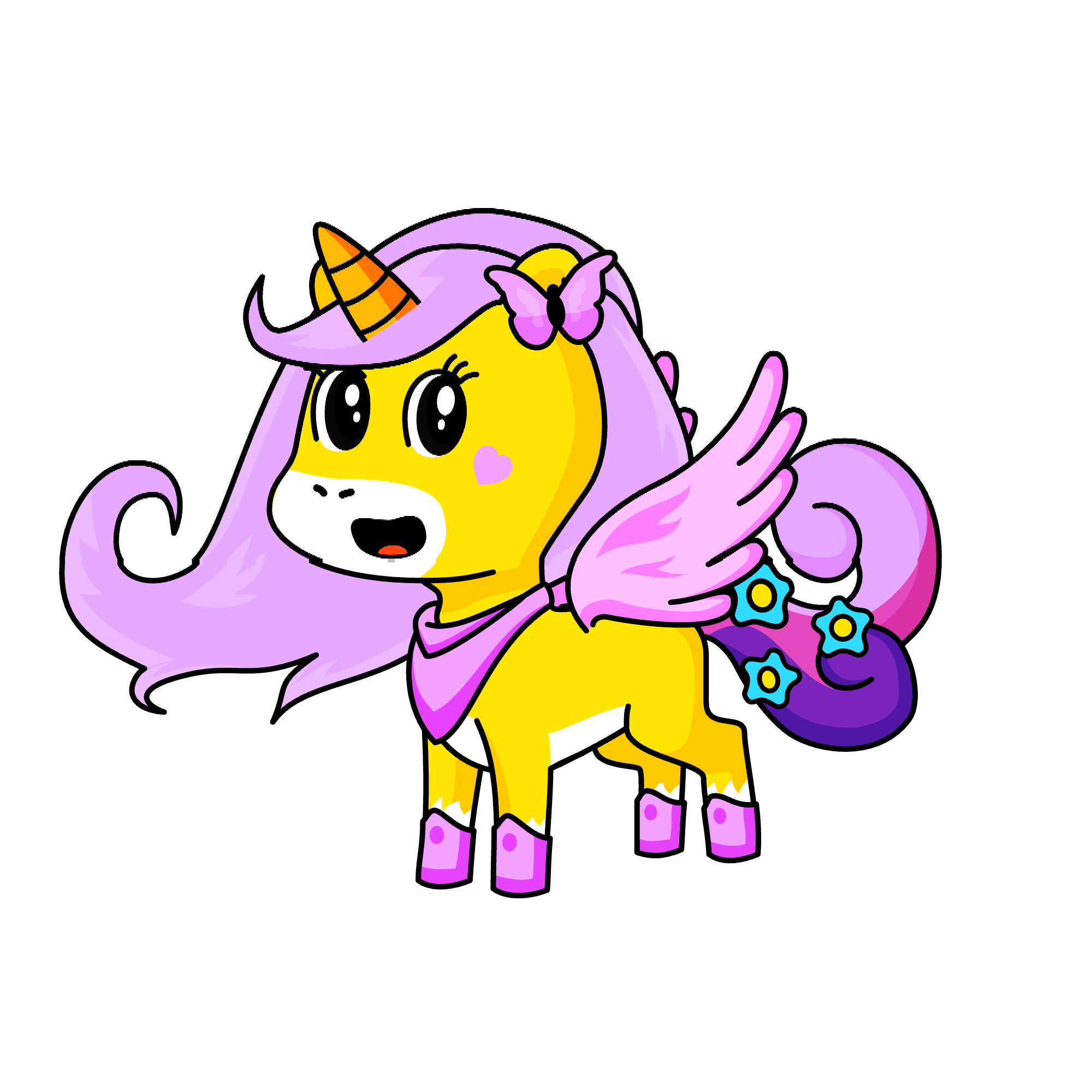 Fluttershy, the unicorn
