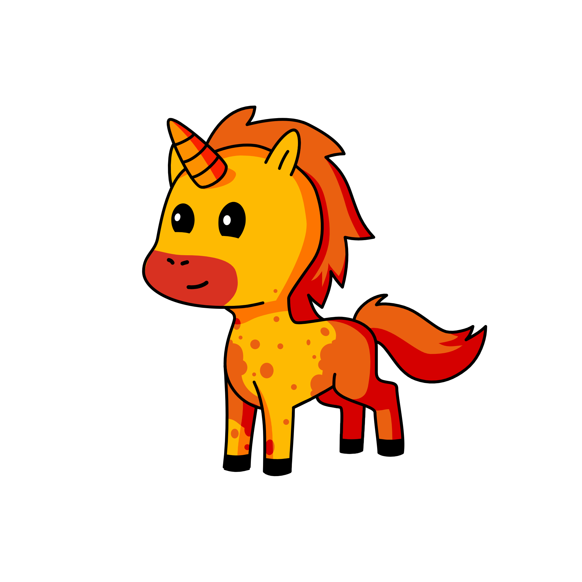 Firecoorn, the unicorn