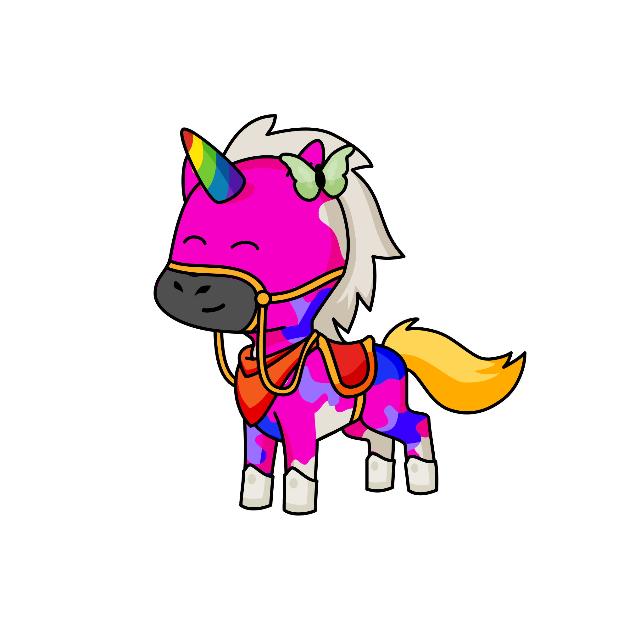 fuffy, the unicorn