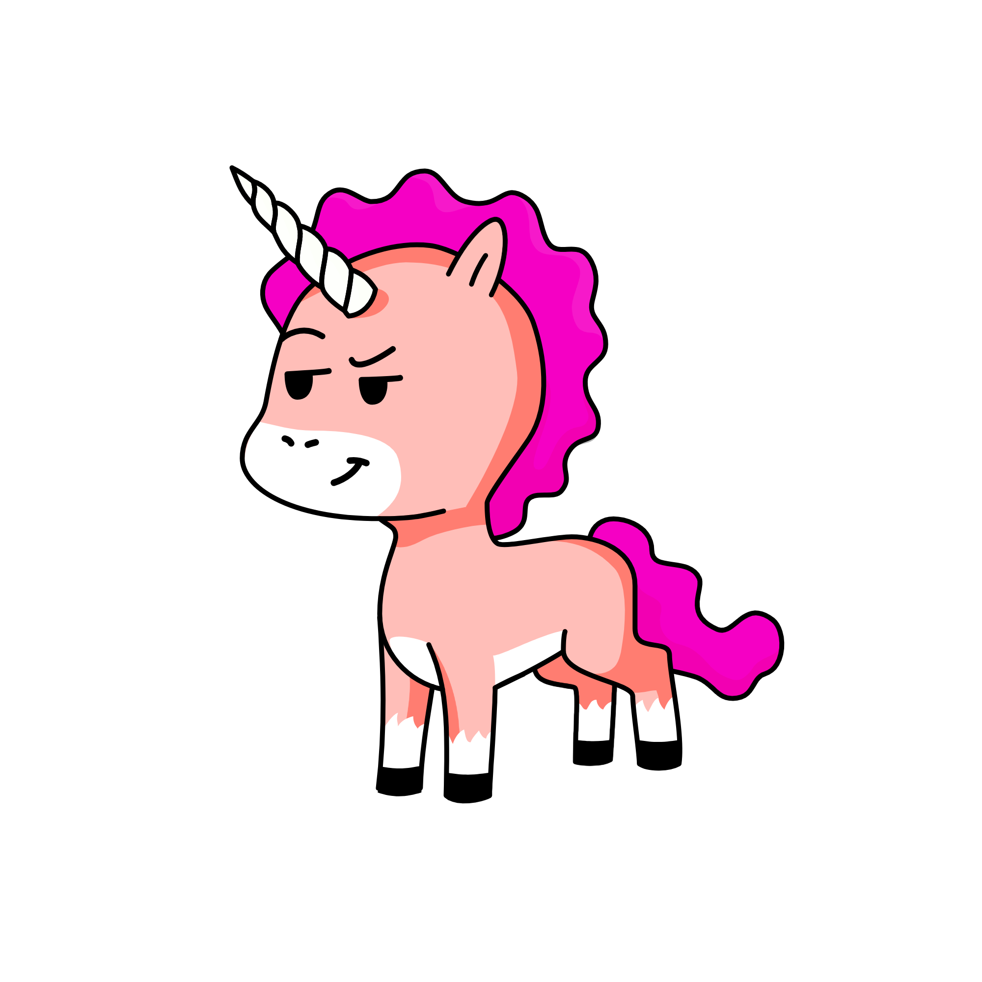 Mr. Bubble Gum, the unicorn