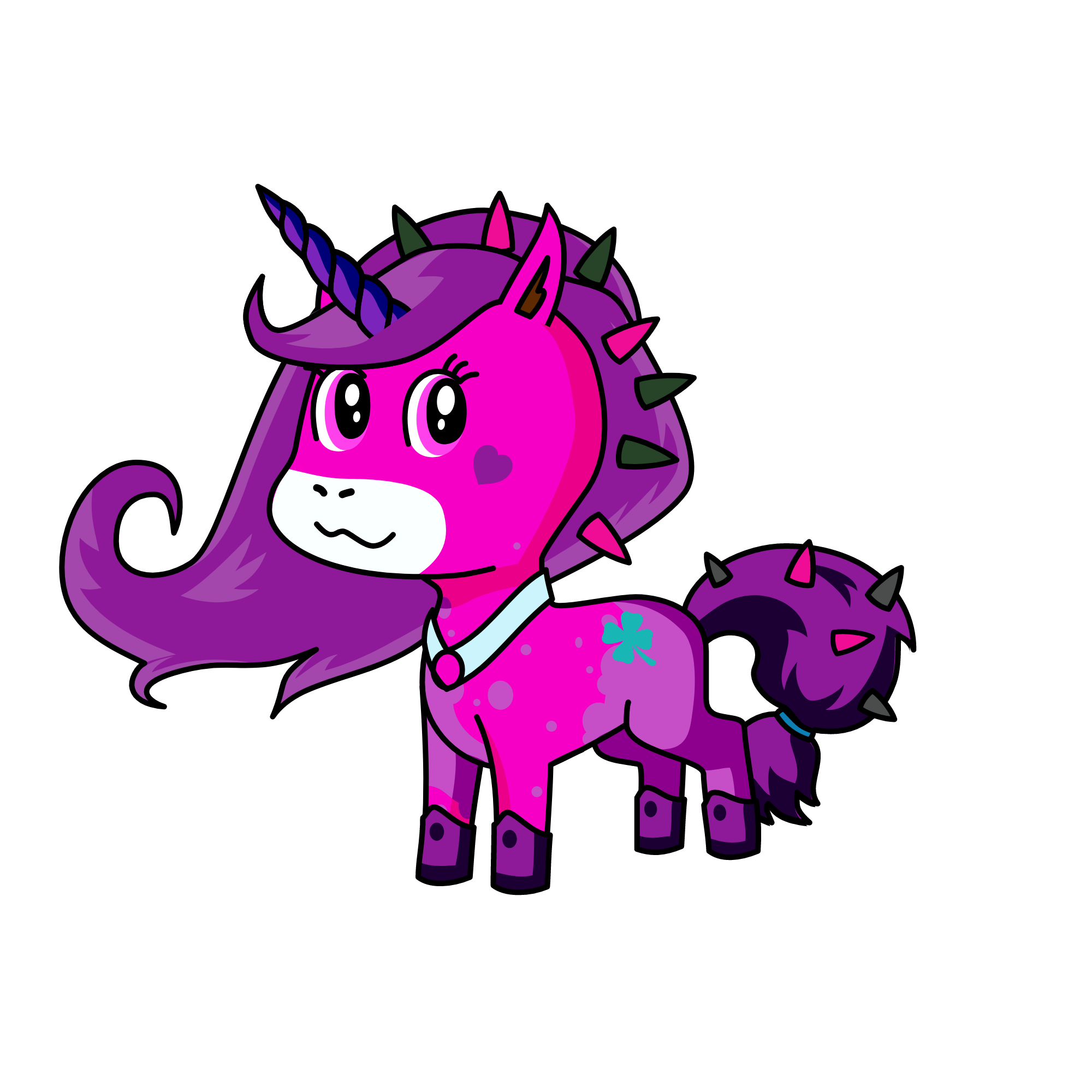 Female Warrior, the unicorn