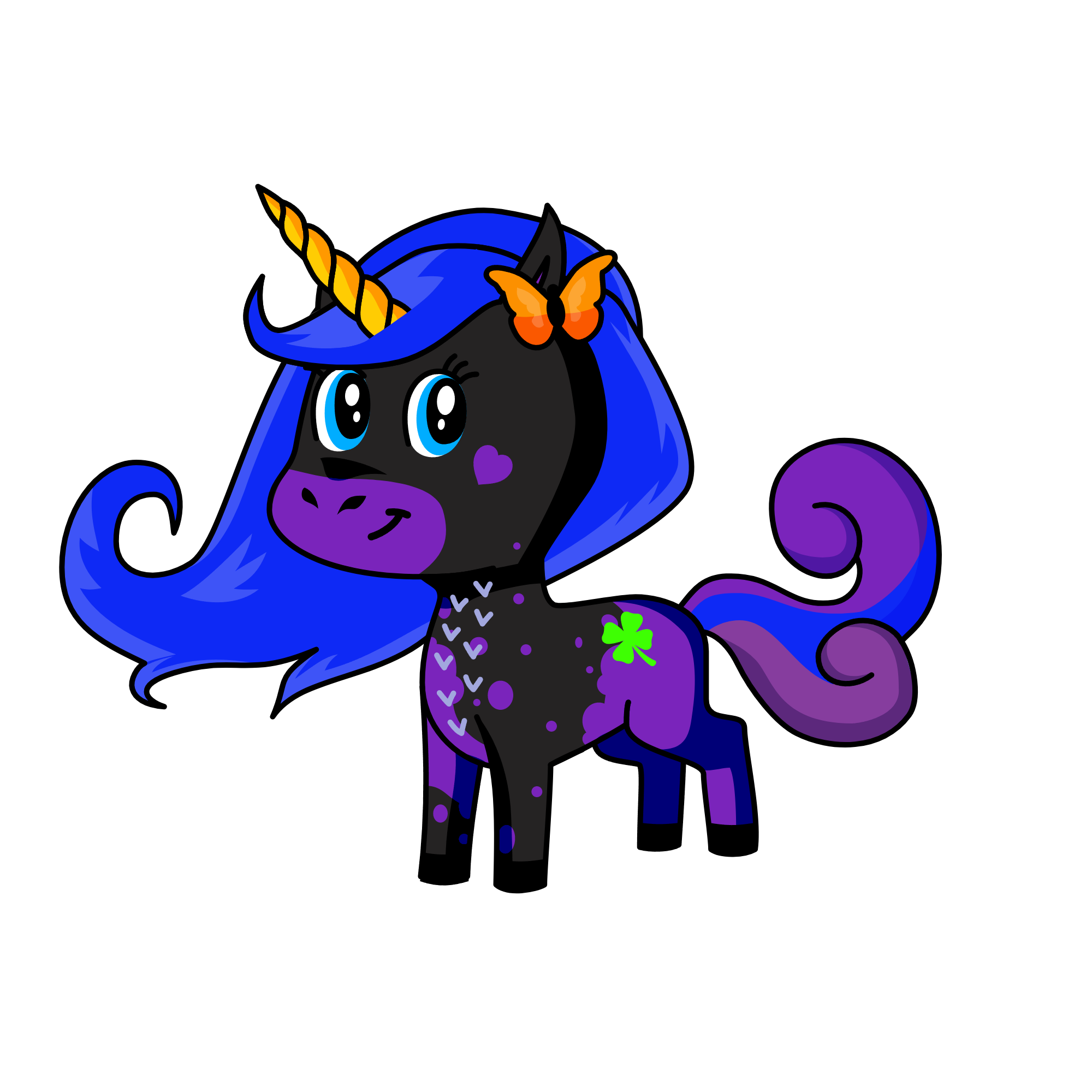 Good Fortune, the unicorn