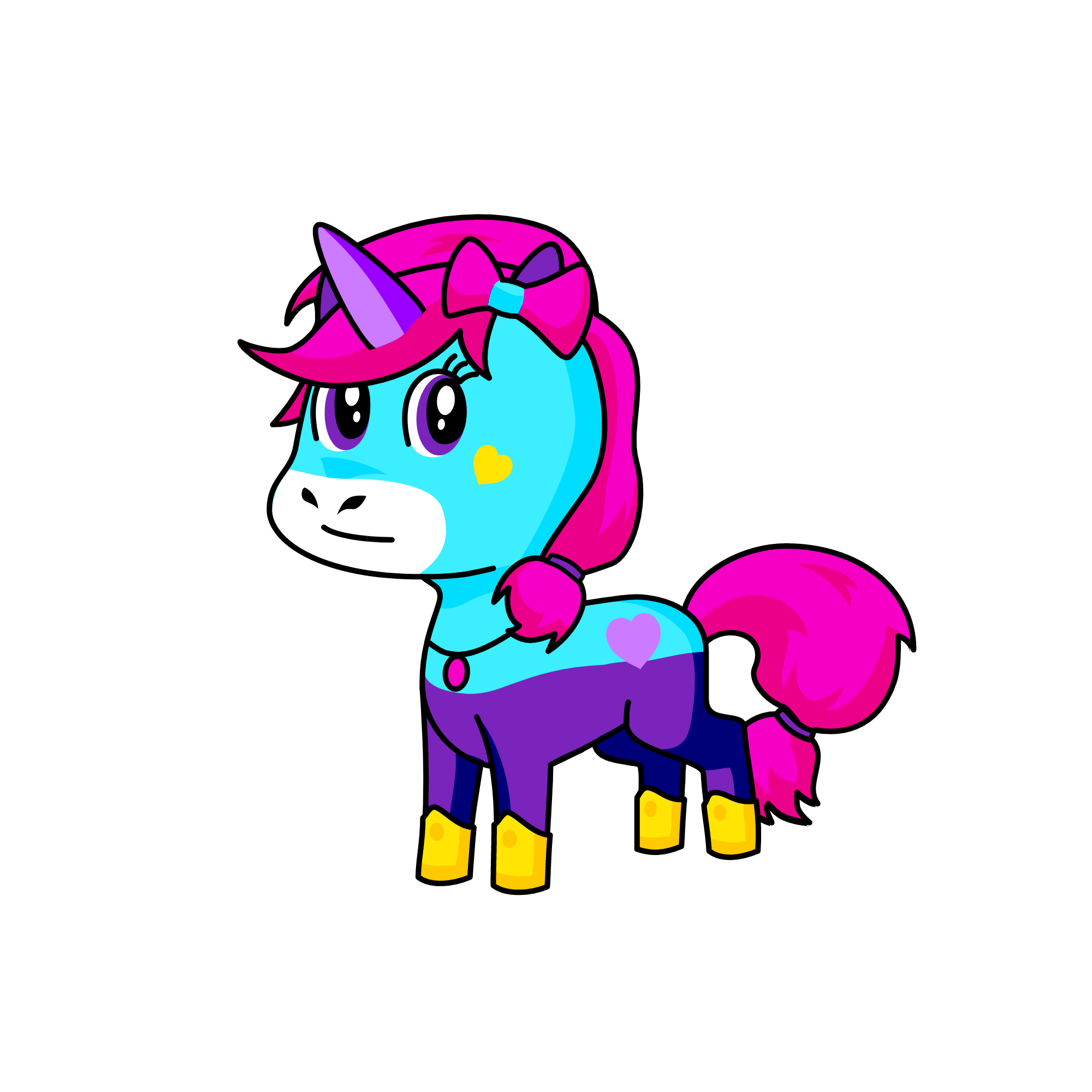 Rainbow Dash, the unicorn