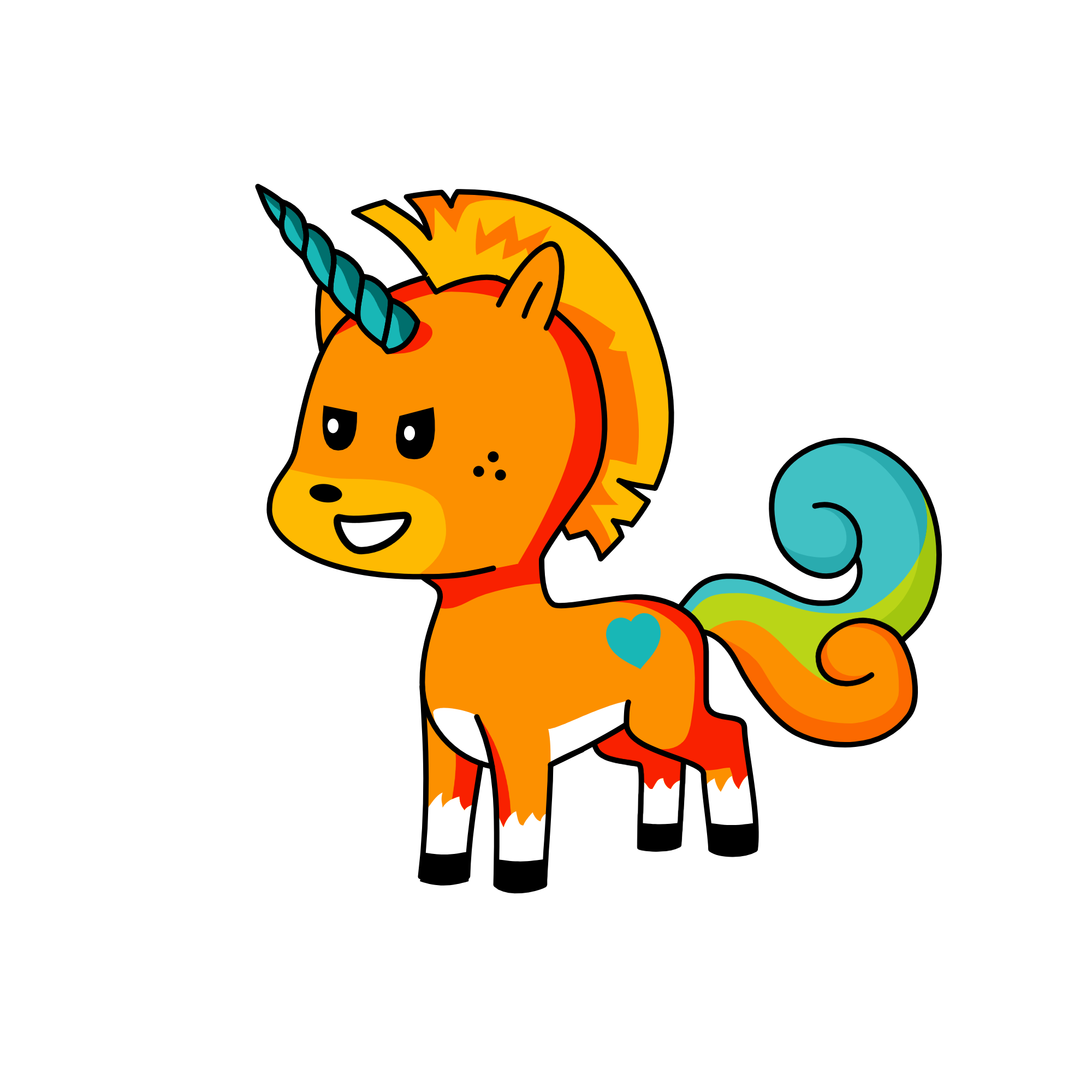 Amazing, the unicorn