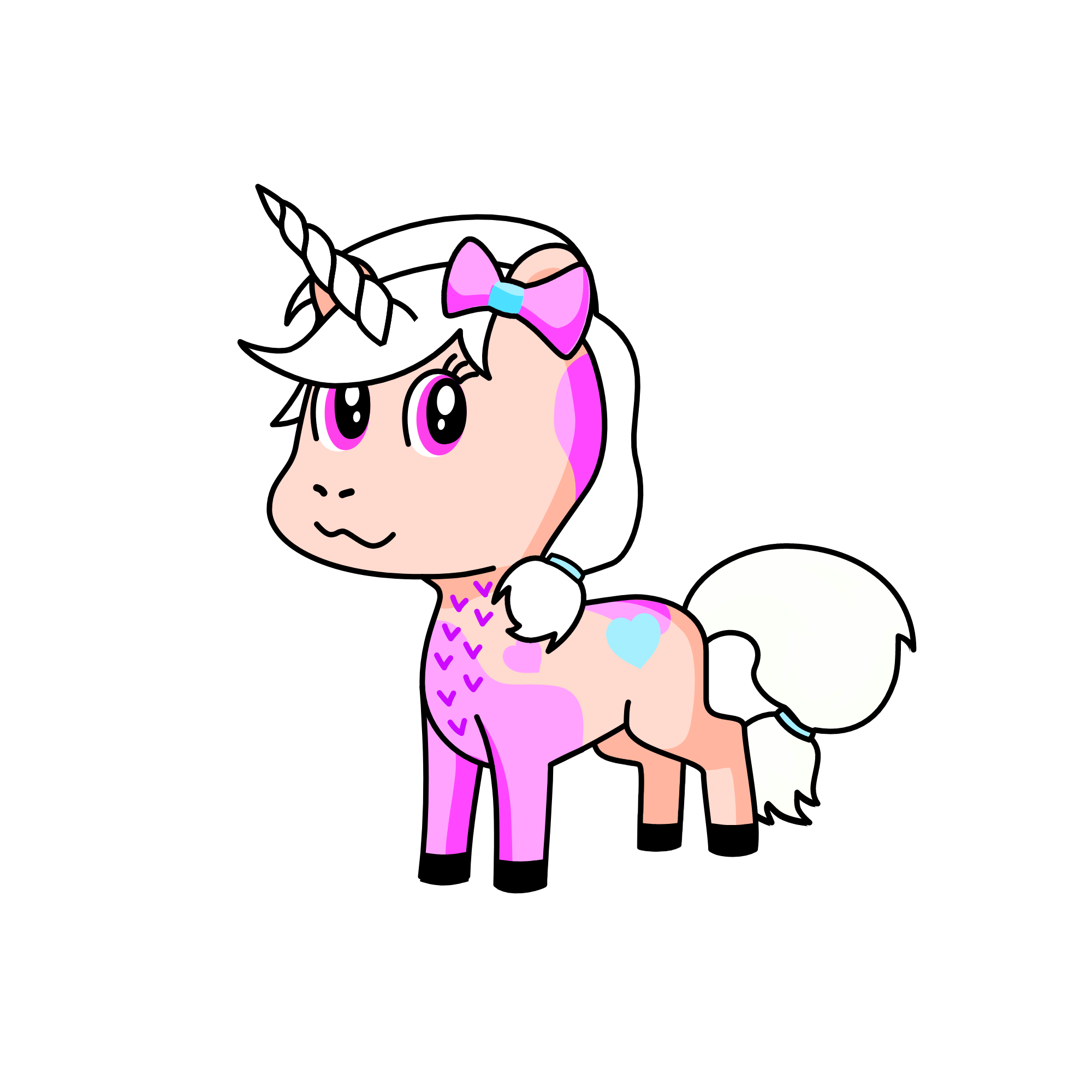 uwu girl, the unicorn