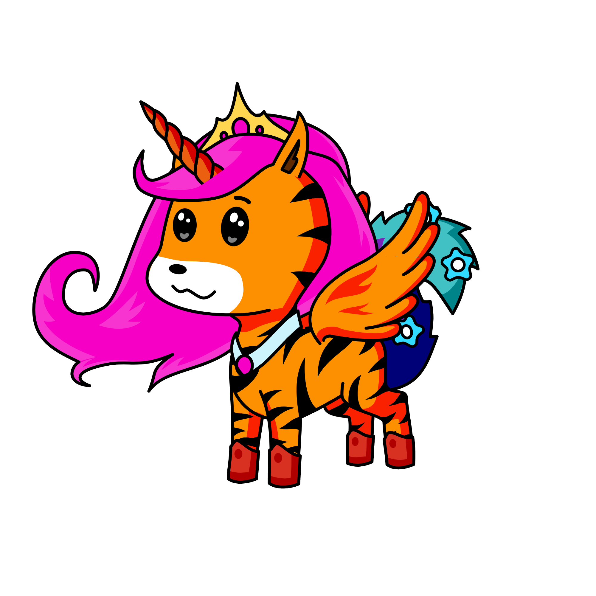 Moonlight, the unicorn