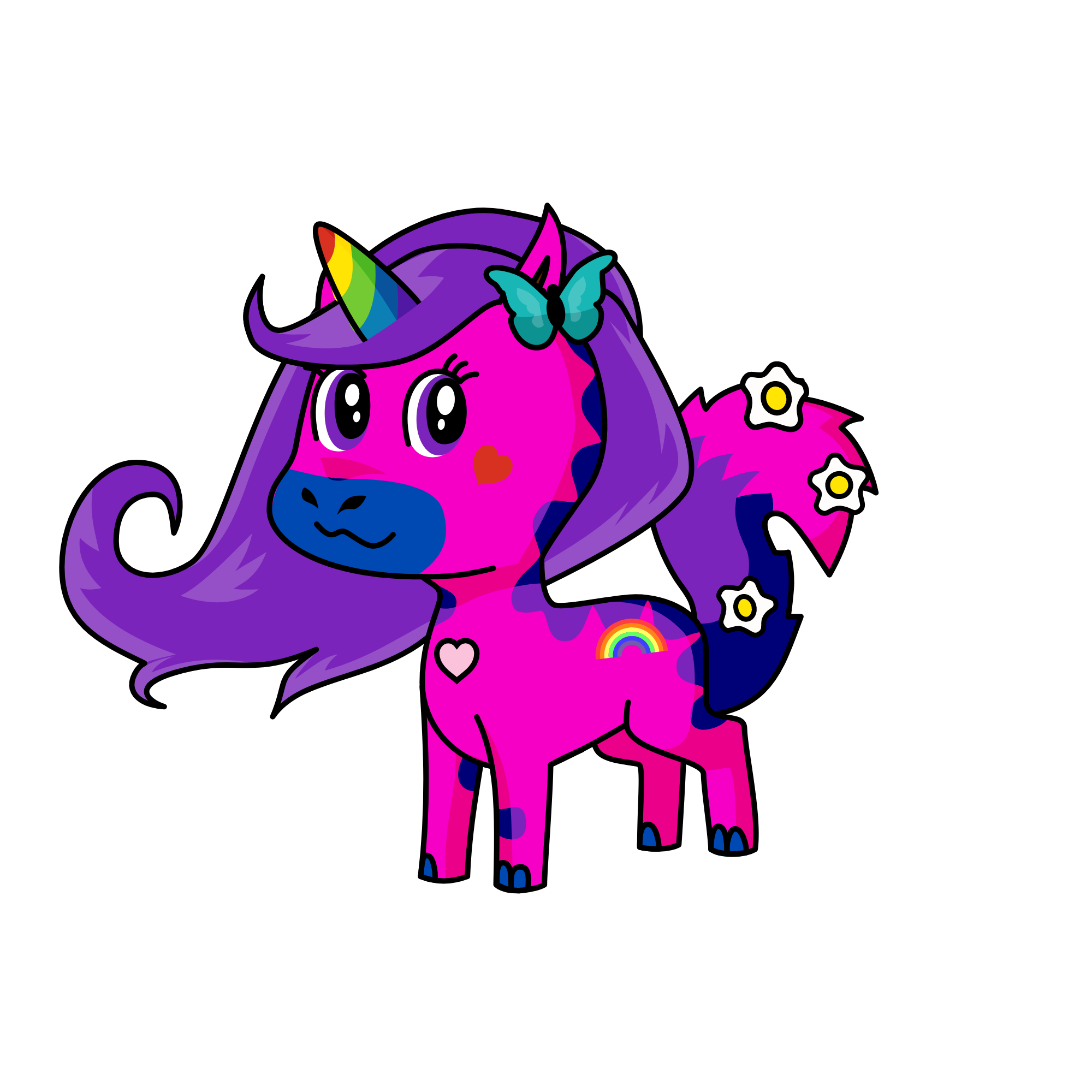 Unicorny, the unicorn
