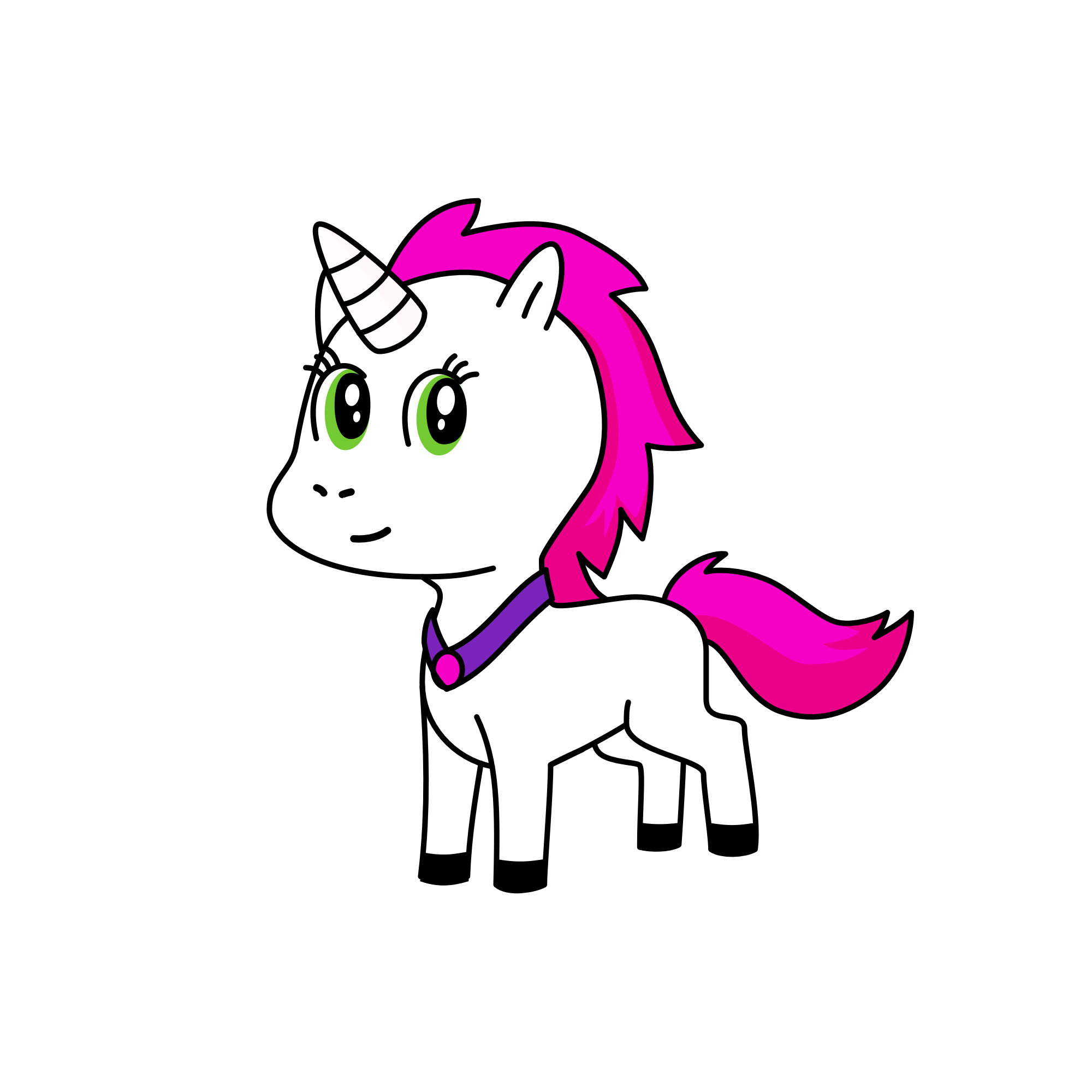 Heart Painter, the unicorn