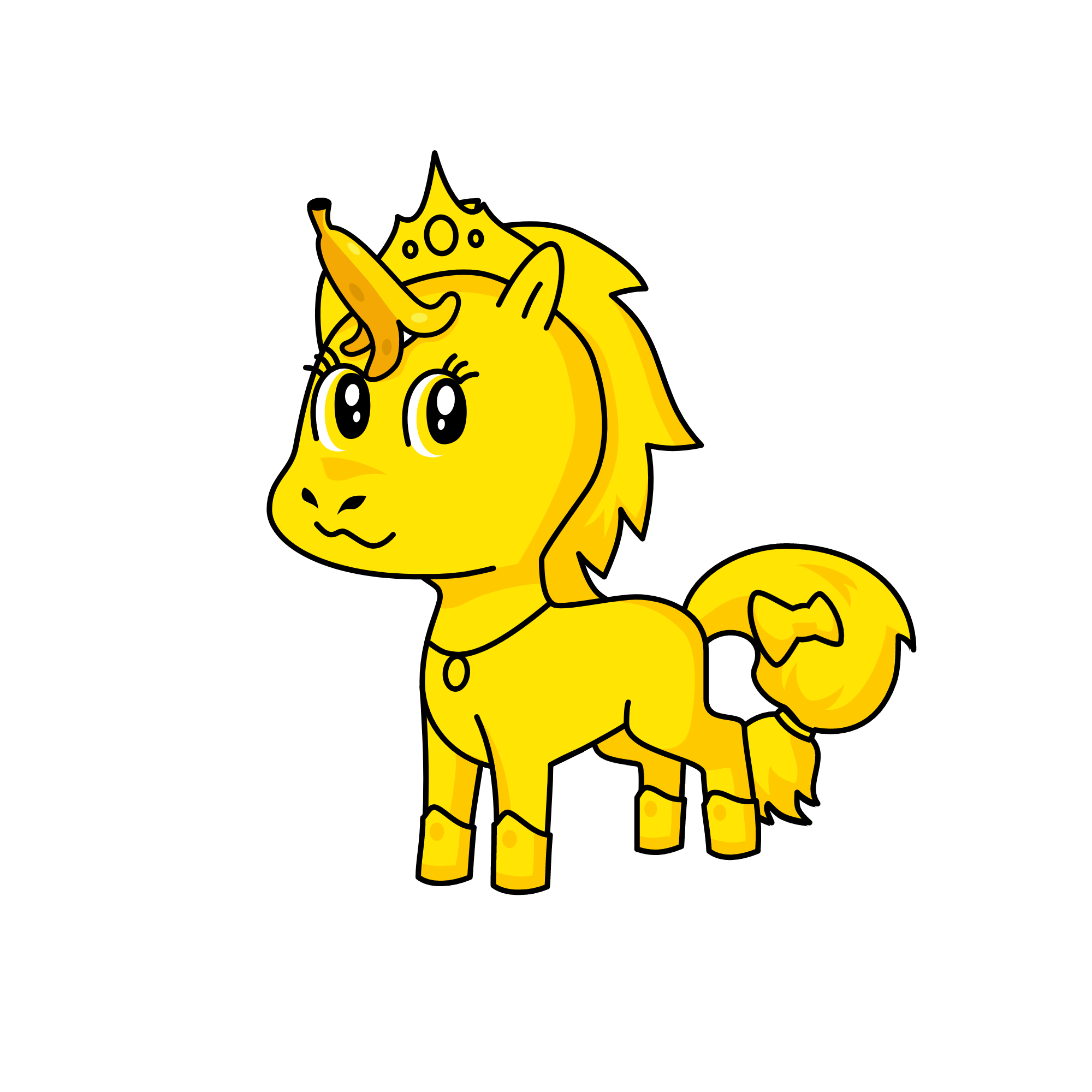 Banananananananananana Queen, the unicorn