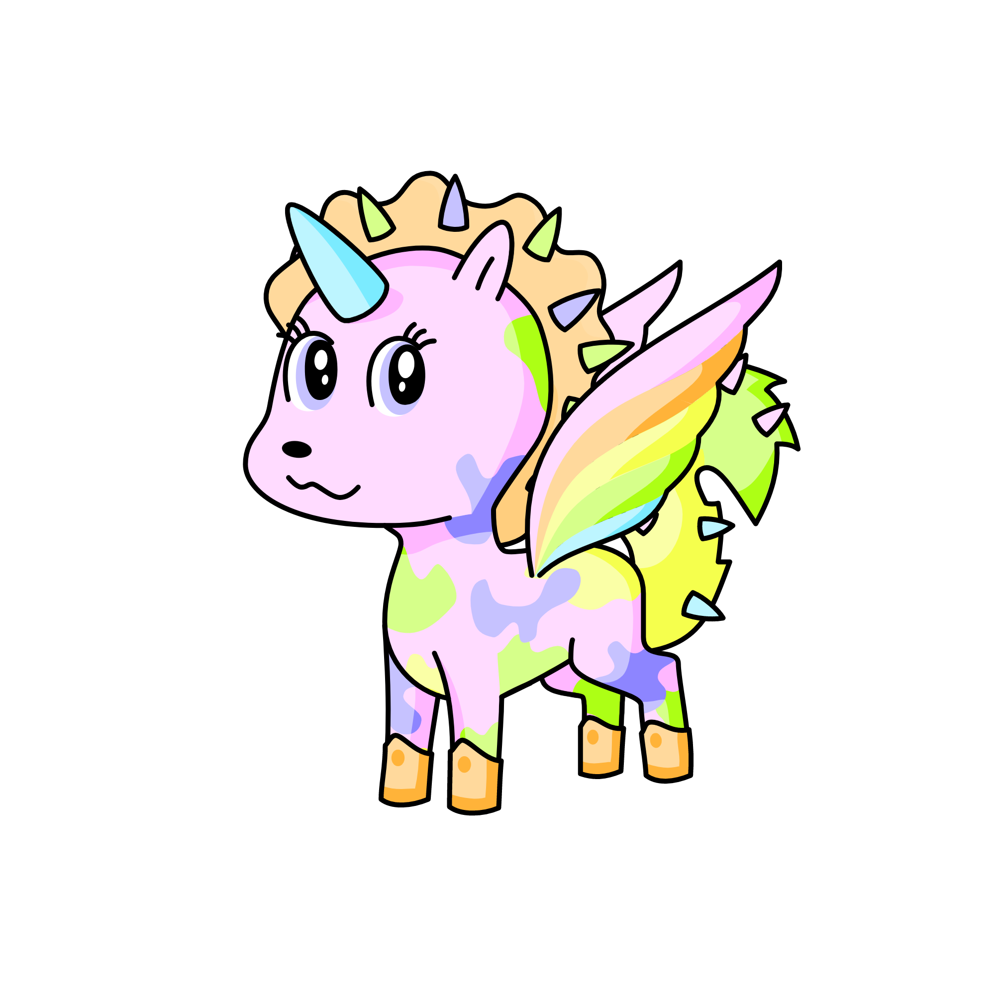Cotton, the unicorn