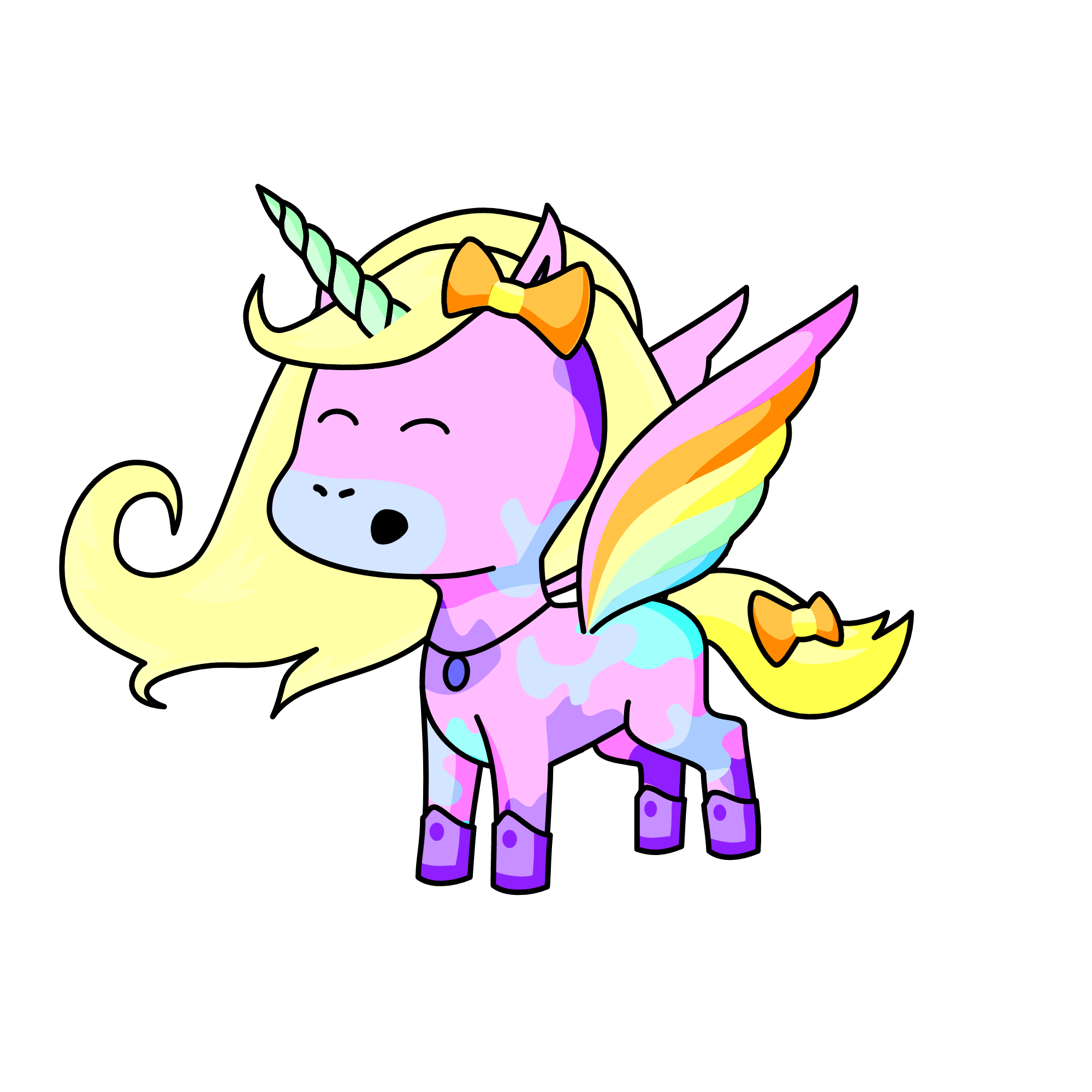 Ribbon, the unicorn