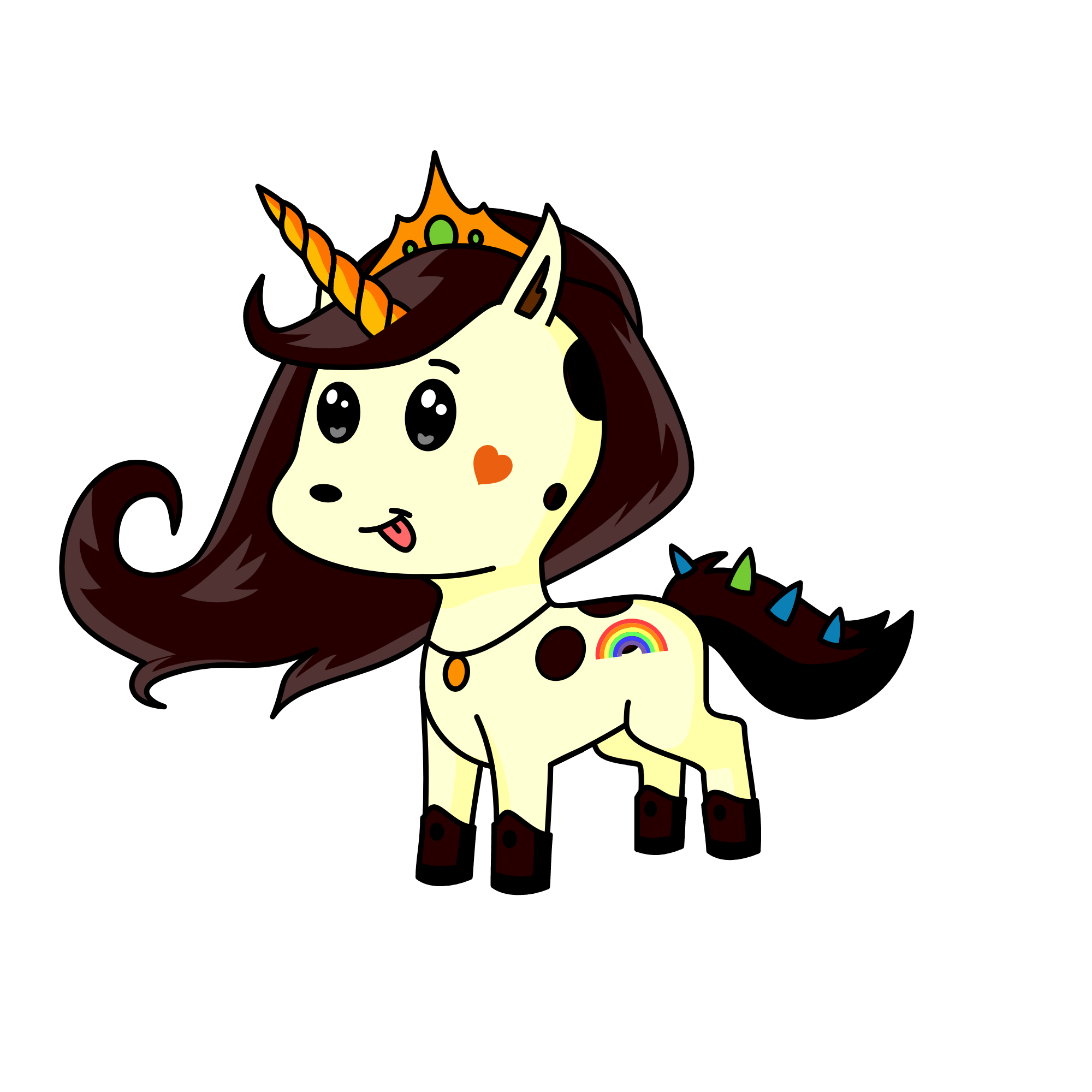 spots, the unicorn