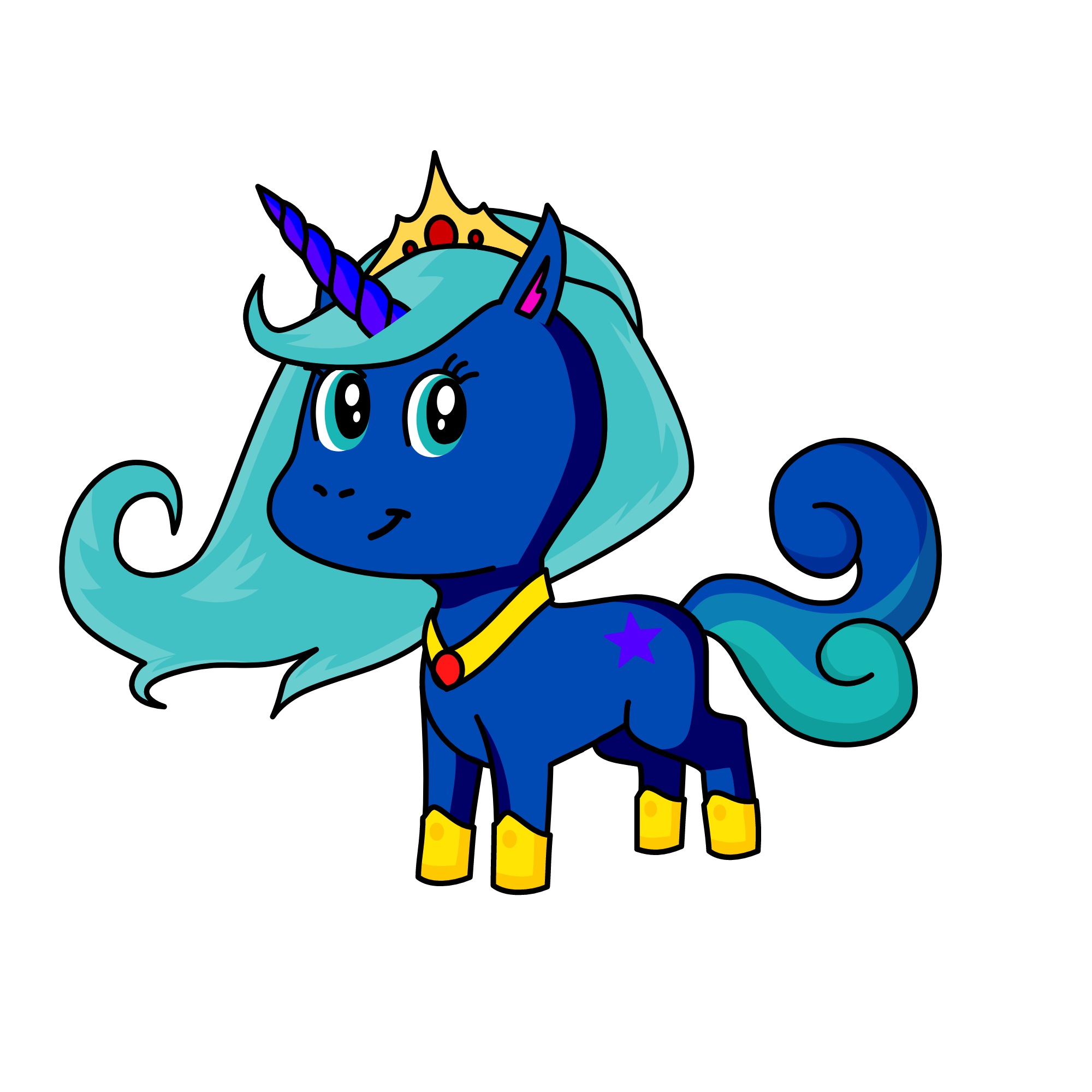 princess luna, the unicorn