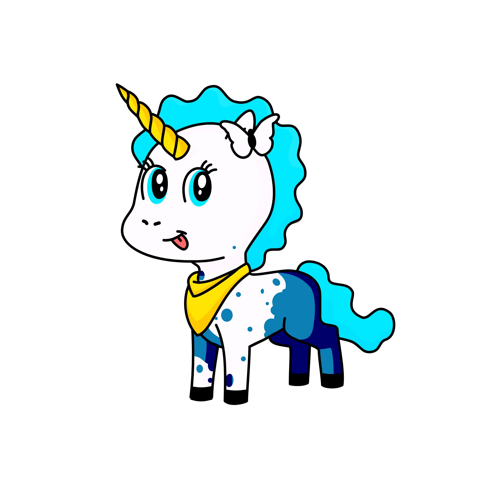 Nubecita, the unicorn