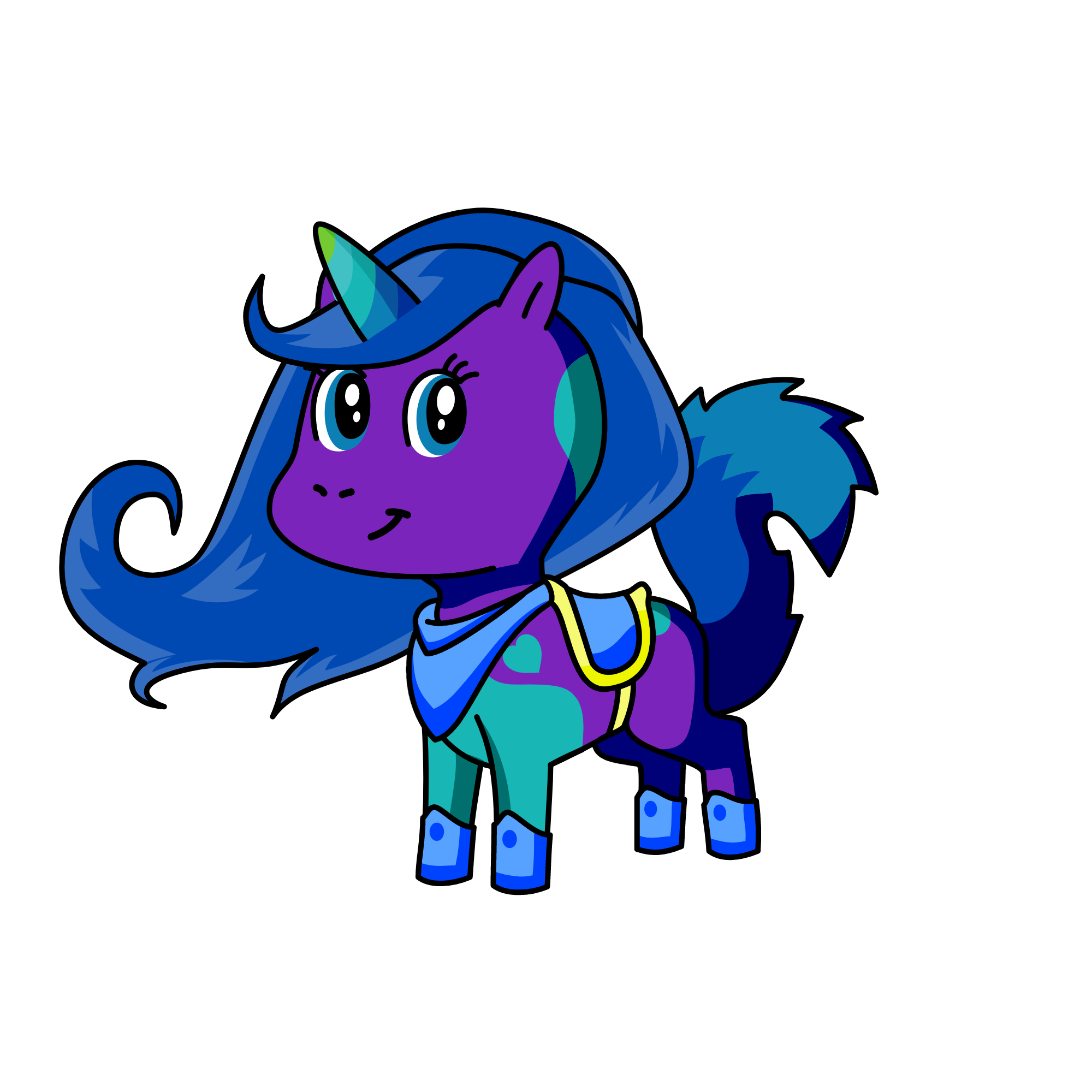 blue star, the unicorn