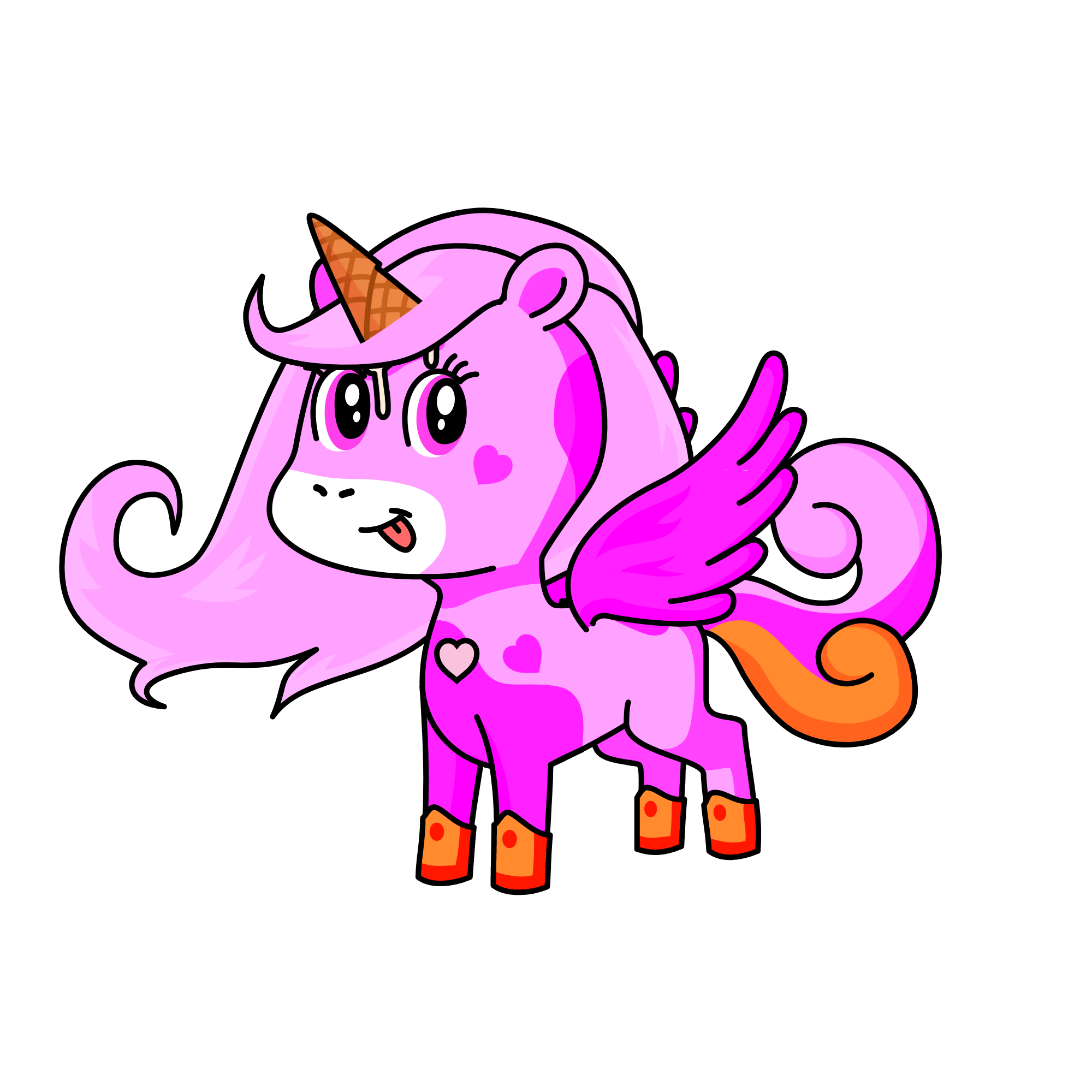 strawberry, the unicorn