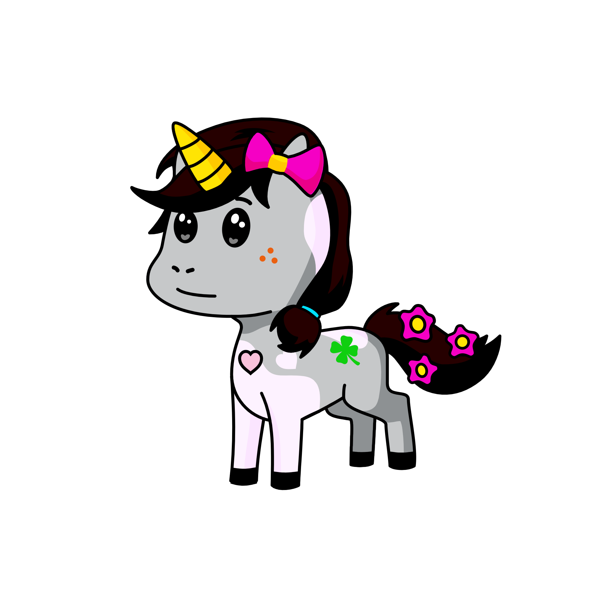 Lily the nerd, the unicorn