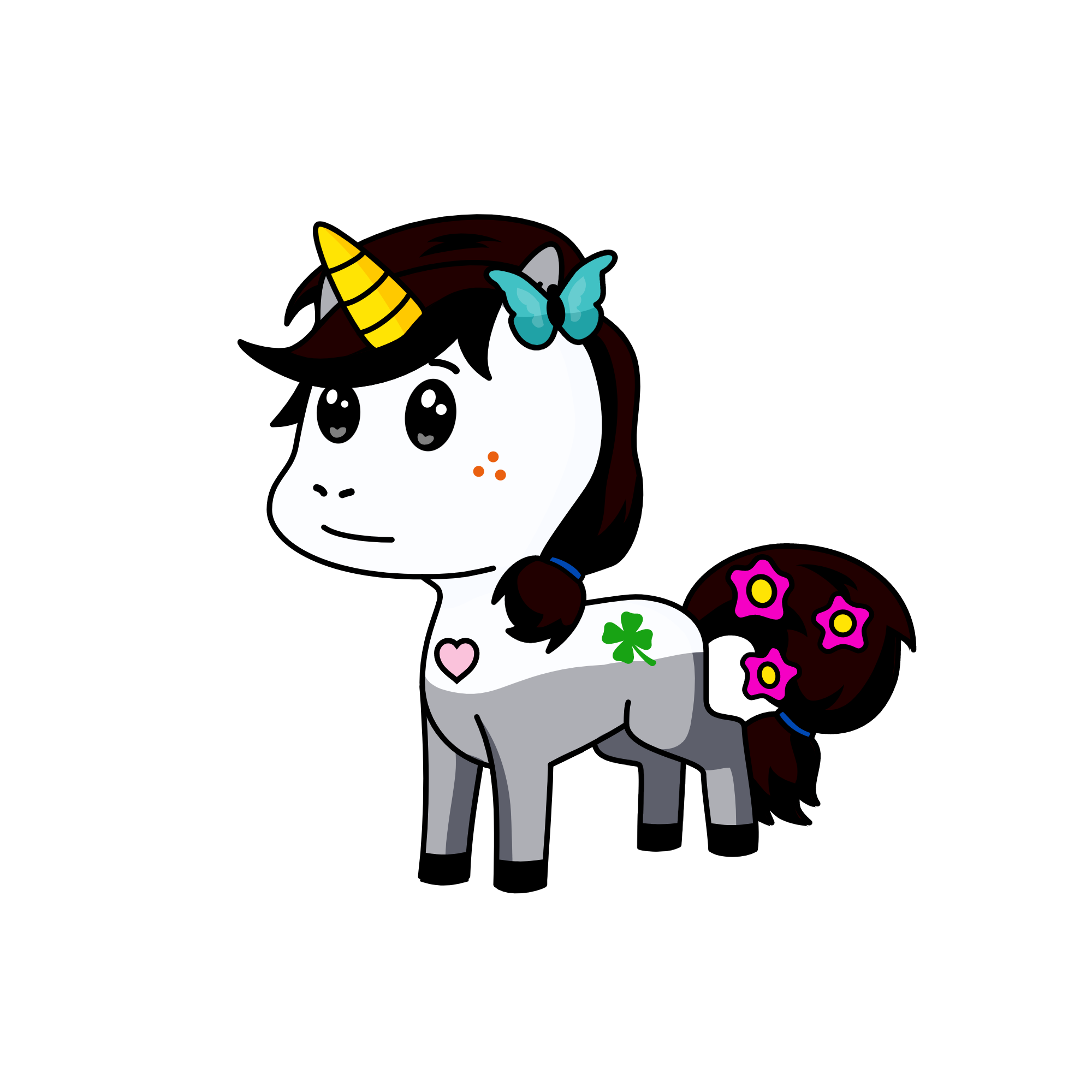 Gemma the nerd , the unicorn