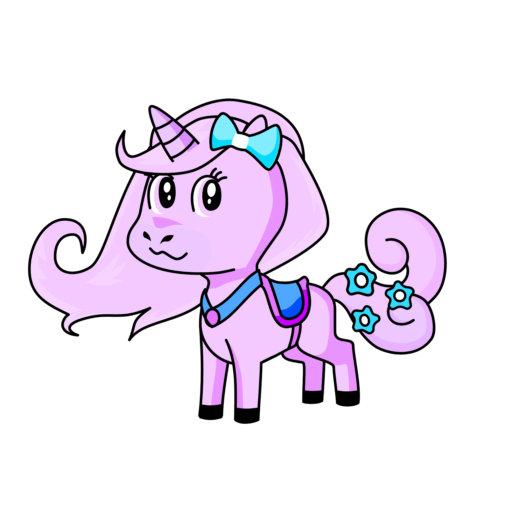 purple, the unicorn